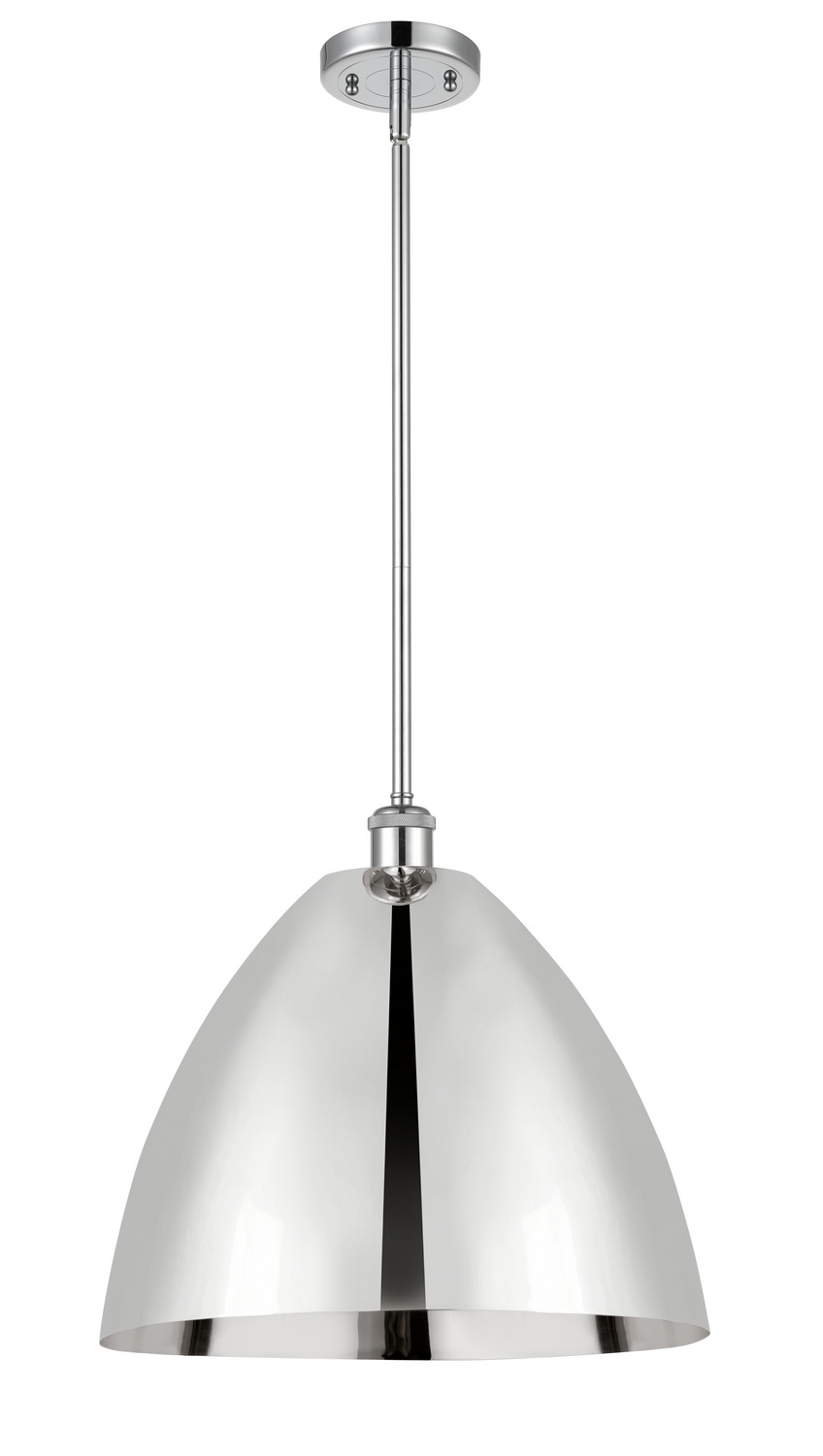 One Light Pendant by Innovations - Ballston Collection, Polished Chrome Finish - 516-1S-PC-MBD-16-PC