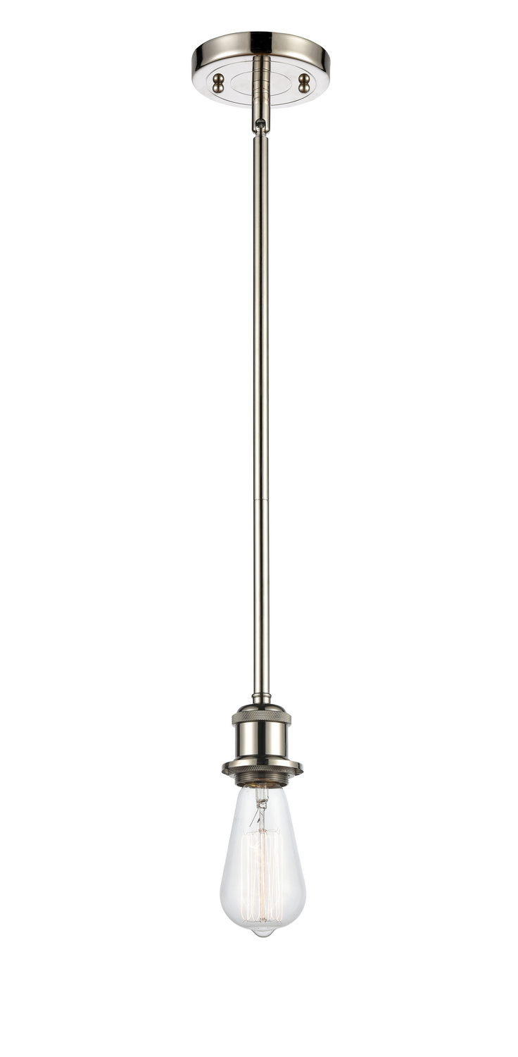 LED Mini Pendant by Innovations - Ballston Collection, Polished Nickel Finish - 516-1S-PN-LED