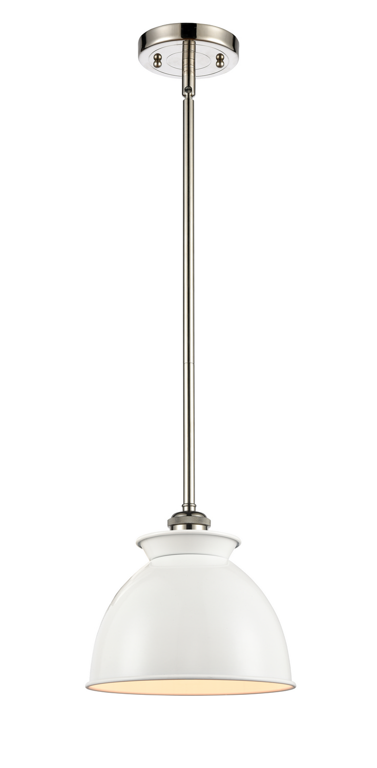 One Light Mini Pendant by Innovations - Ballston Collection, Polished Nickel Finish - 516-1S-PN-M14-W