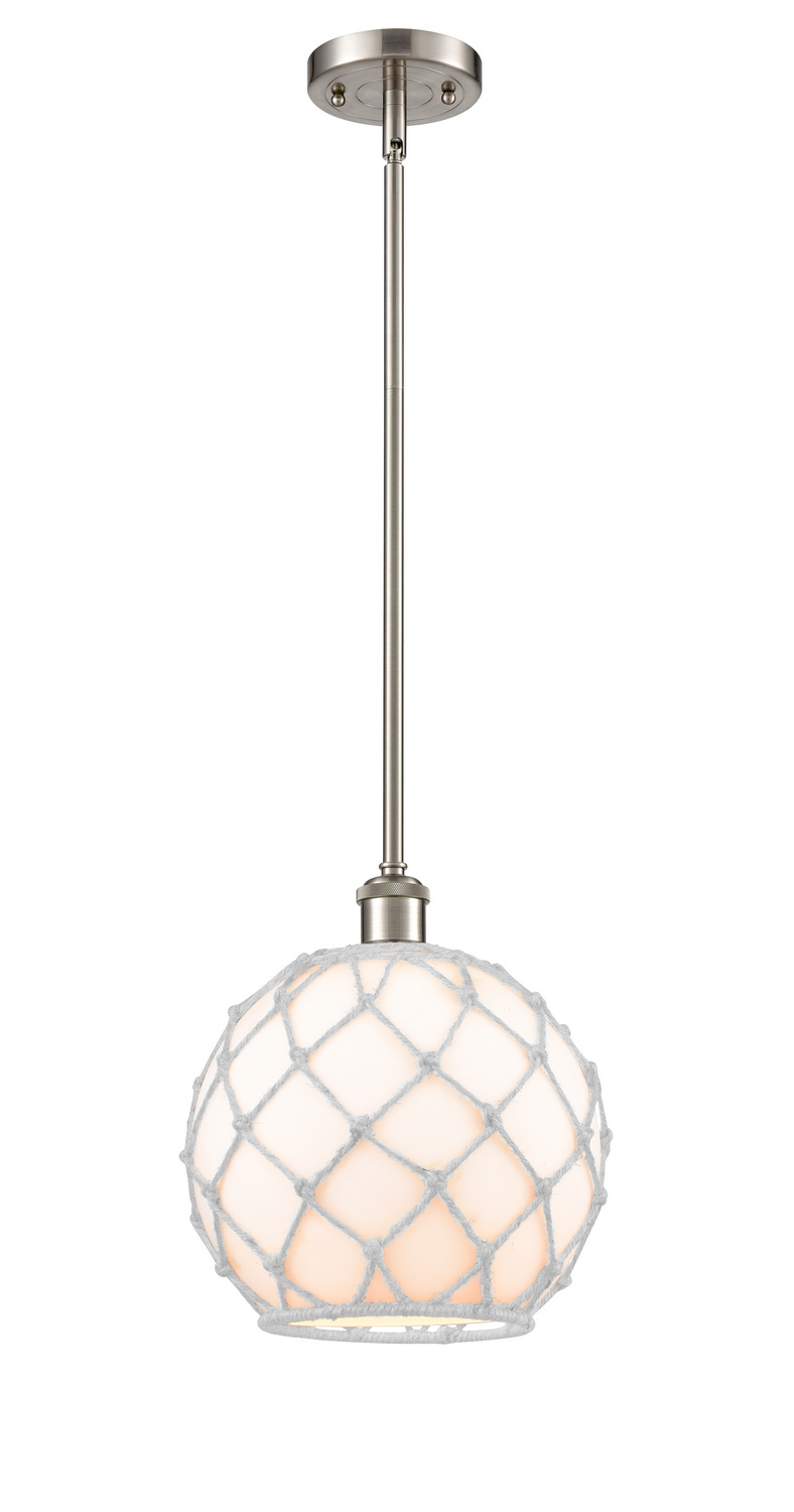 One Light Mini Pendant by Innovations - Ballston Collection, Brushed Satin Nickel Finish - 516-1S-SN-G121-10RW