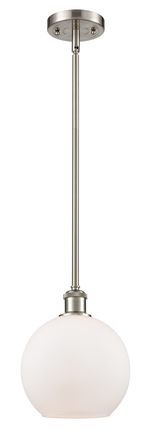 LED Mini Pendant by Innovations - Ballston Collection, Brushed Satin Nickel Finish - 516-1S-SN-G121-8-LED