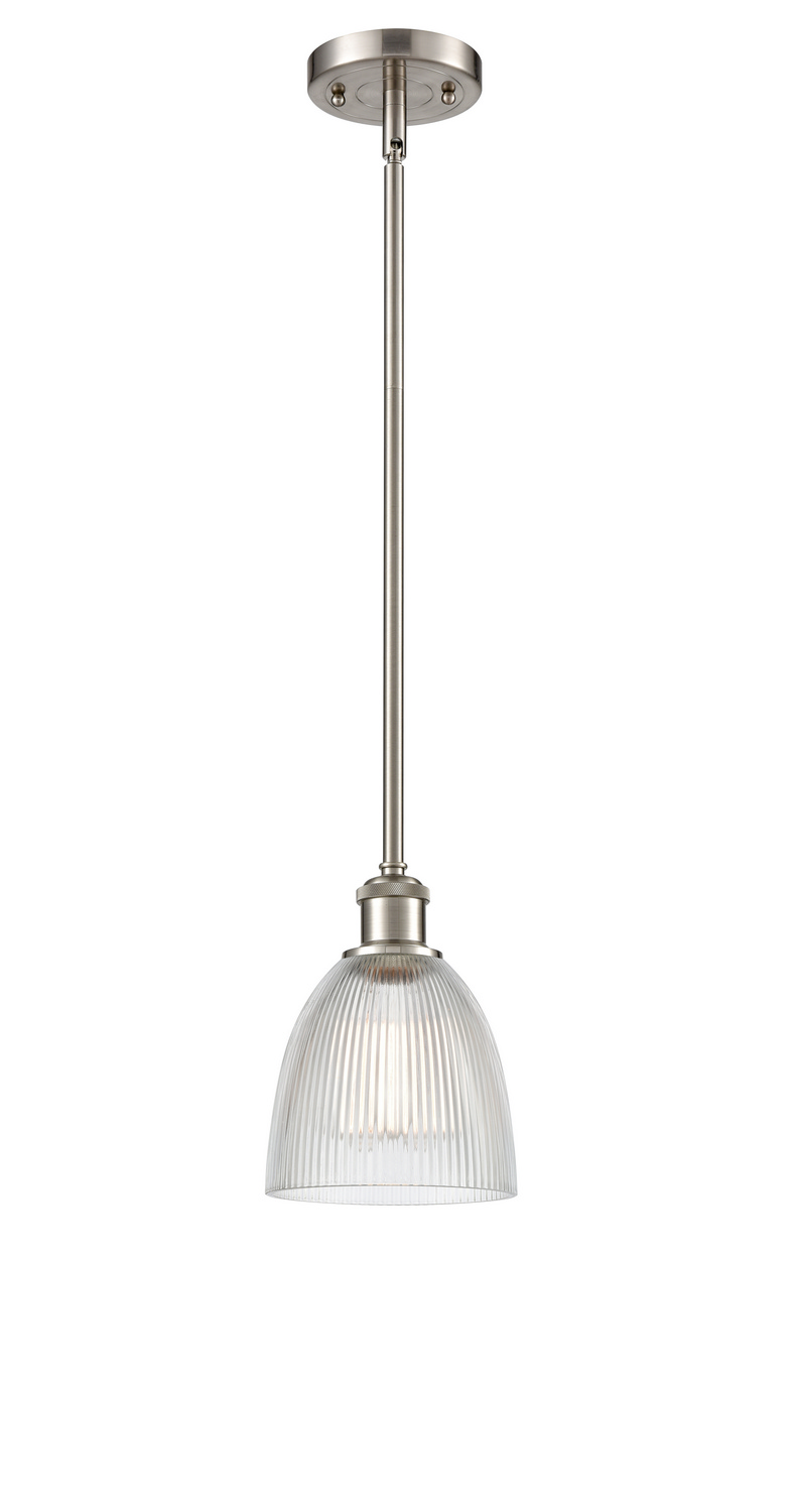 One Light Mini Pendant by Innovations - Ballston Collection, Brushed Satin Nickel Finish - 516-1S-SN-G382