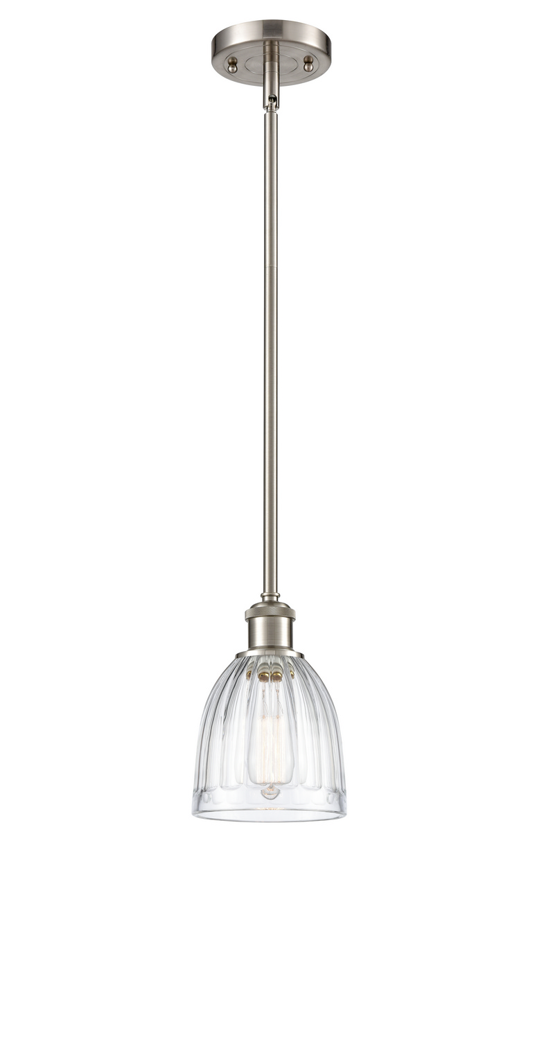 LED Mini Pendant by Innovations - Ballston Collection, Brushed Satin Nickel Finish - 516-1S-SN-G442-LED