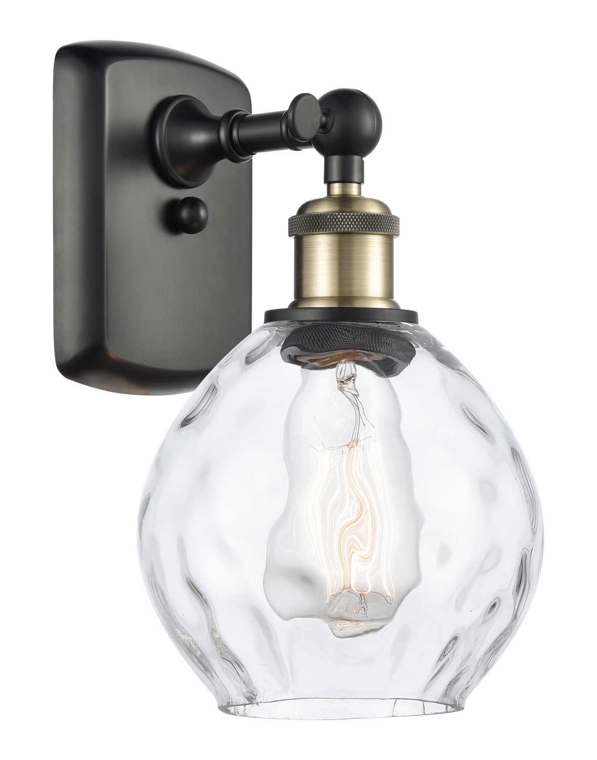 LED Wall Sconce by Innovations - Ballston Collection, Black Antique Brass Finish - 516-1W-BAB-G362-LED