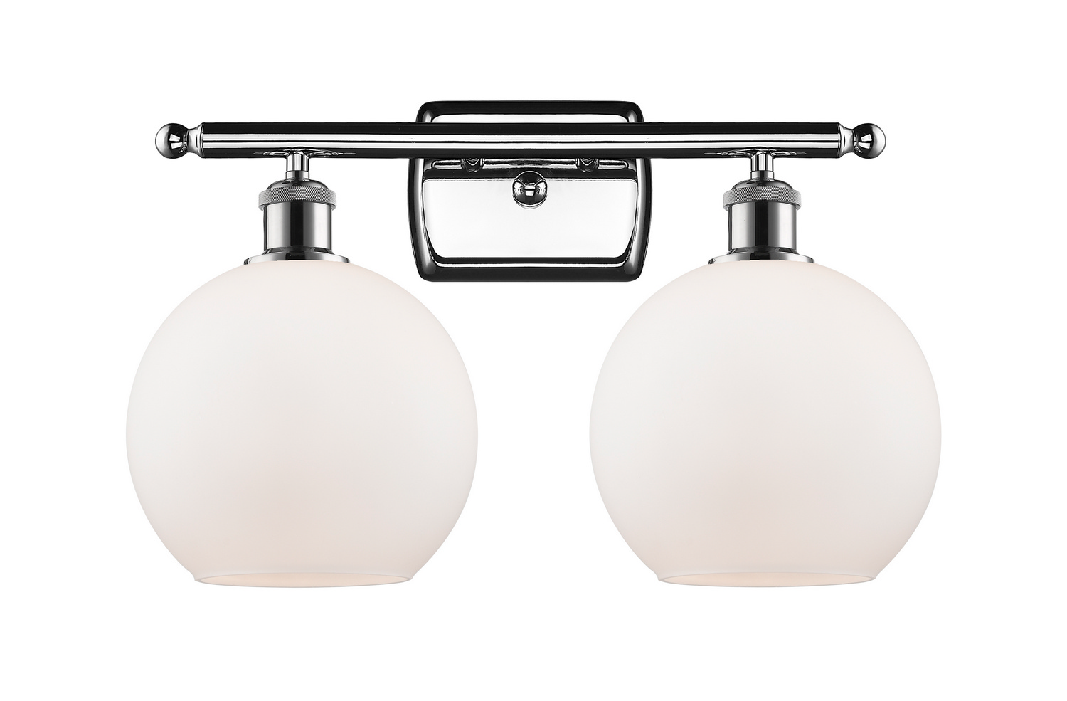 LED Bath Vanity by Innovations - Ballston Collection, Polished Chrome Finish - 516-2W-PC-G121-8-LED