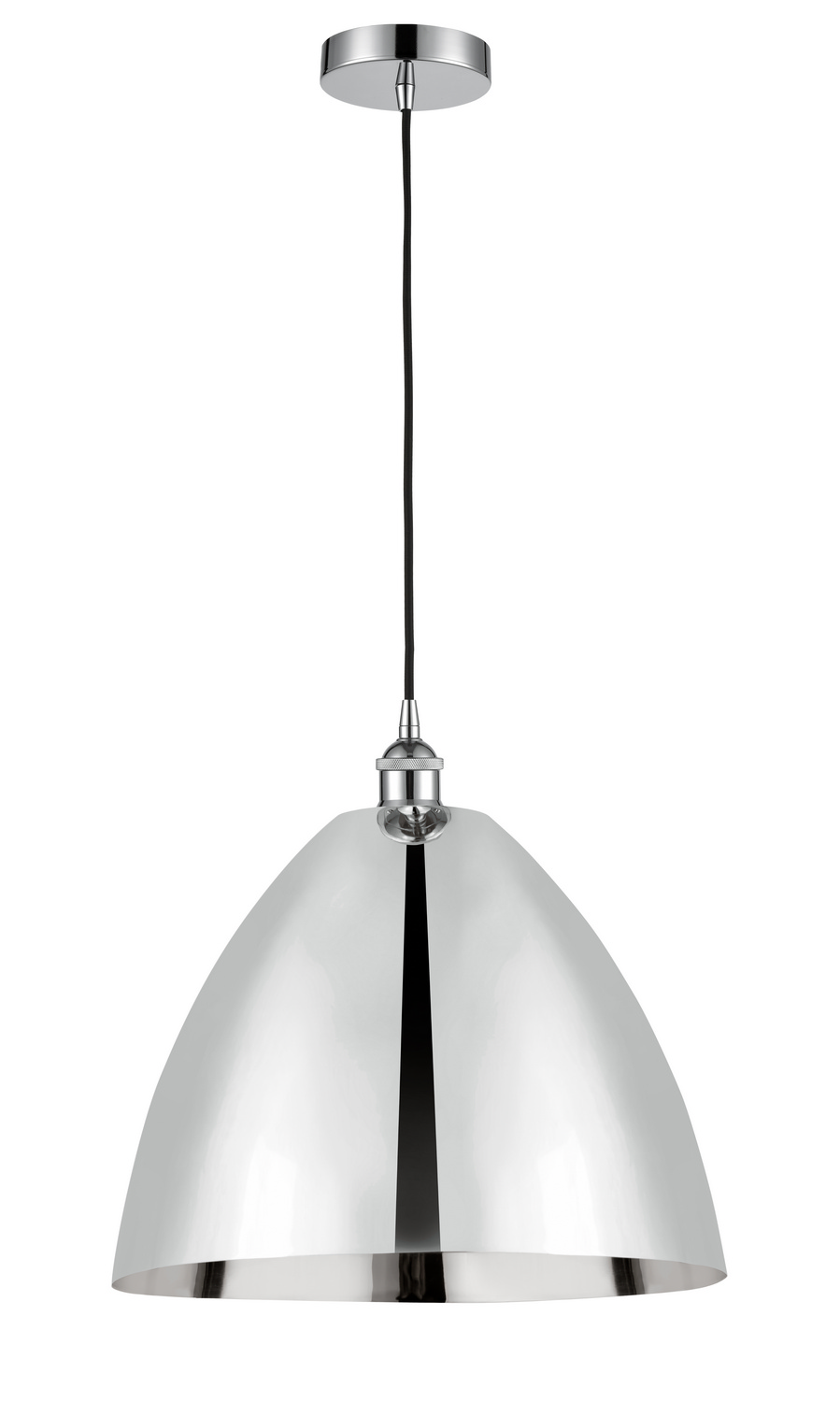 One Light Mini Pendant by Innovations - Edison Collection, Polished Chrome Finish - 616-1P-PC-MBD-16-PC