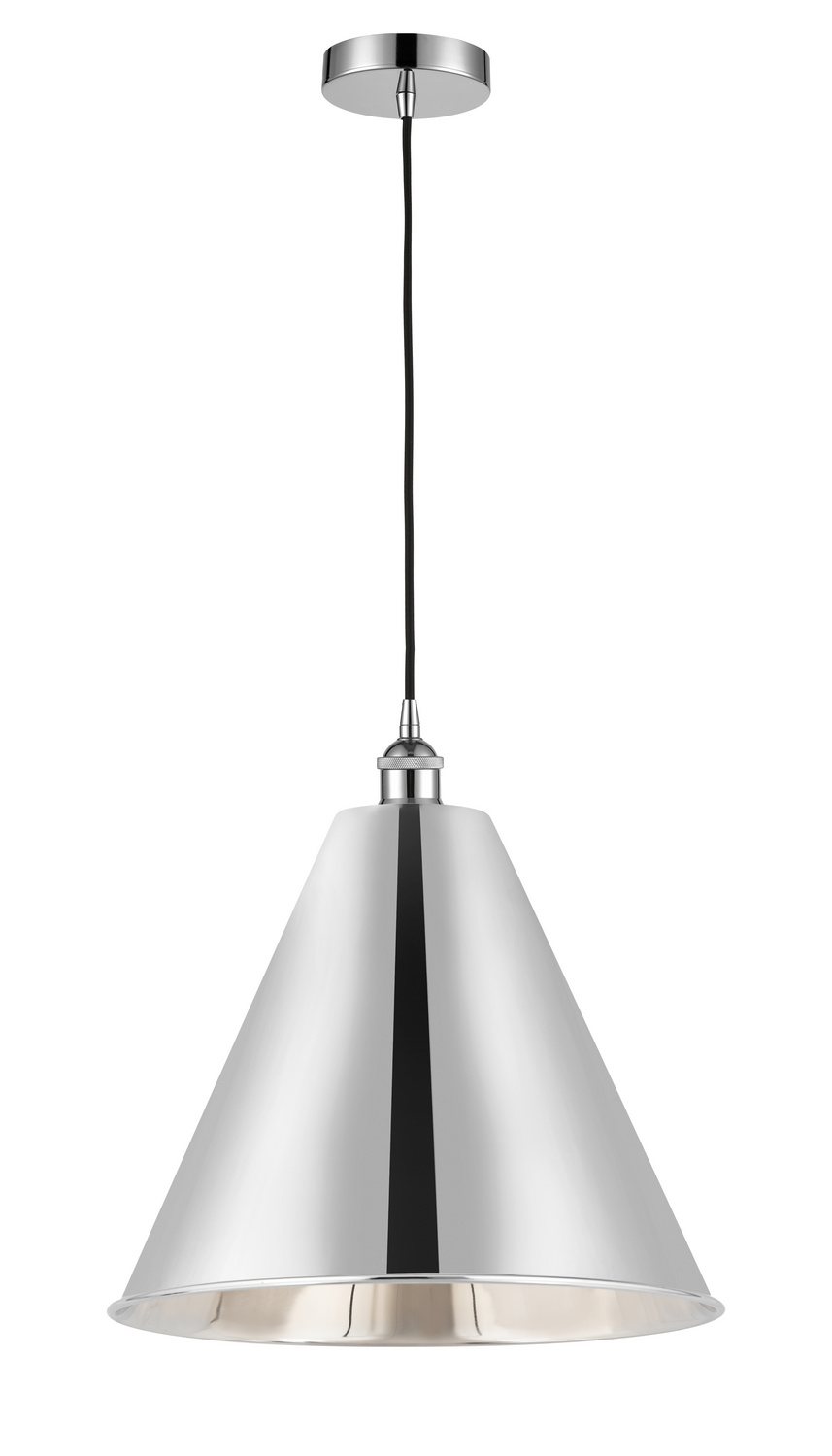 One Light Mini Pendant by Innovations - Edison Collection, Polished Chrome Finish - 616-1P-PC-MBC-16-PC
