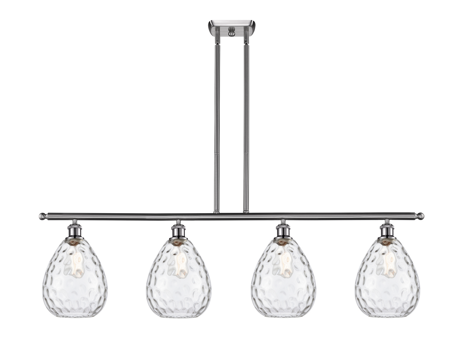 LED Island Pendant by Innovations - Ballston Collection, Brushed Satin Nickel Finish - 516-4I-SN-G372-LED