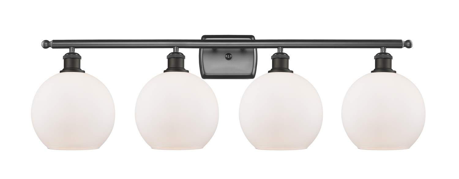LED Bath Vanity by Innovations - Ballston Collection, Oil Rubbed Bronze Finish - 516-4W-OB-G121-8-LED