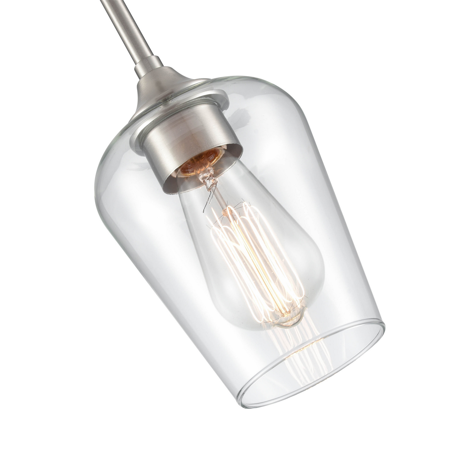 Ashford 1-Light Mini Pendant in Brushed Nickel