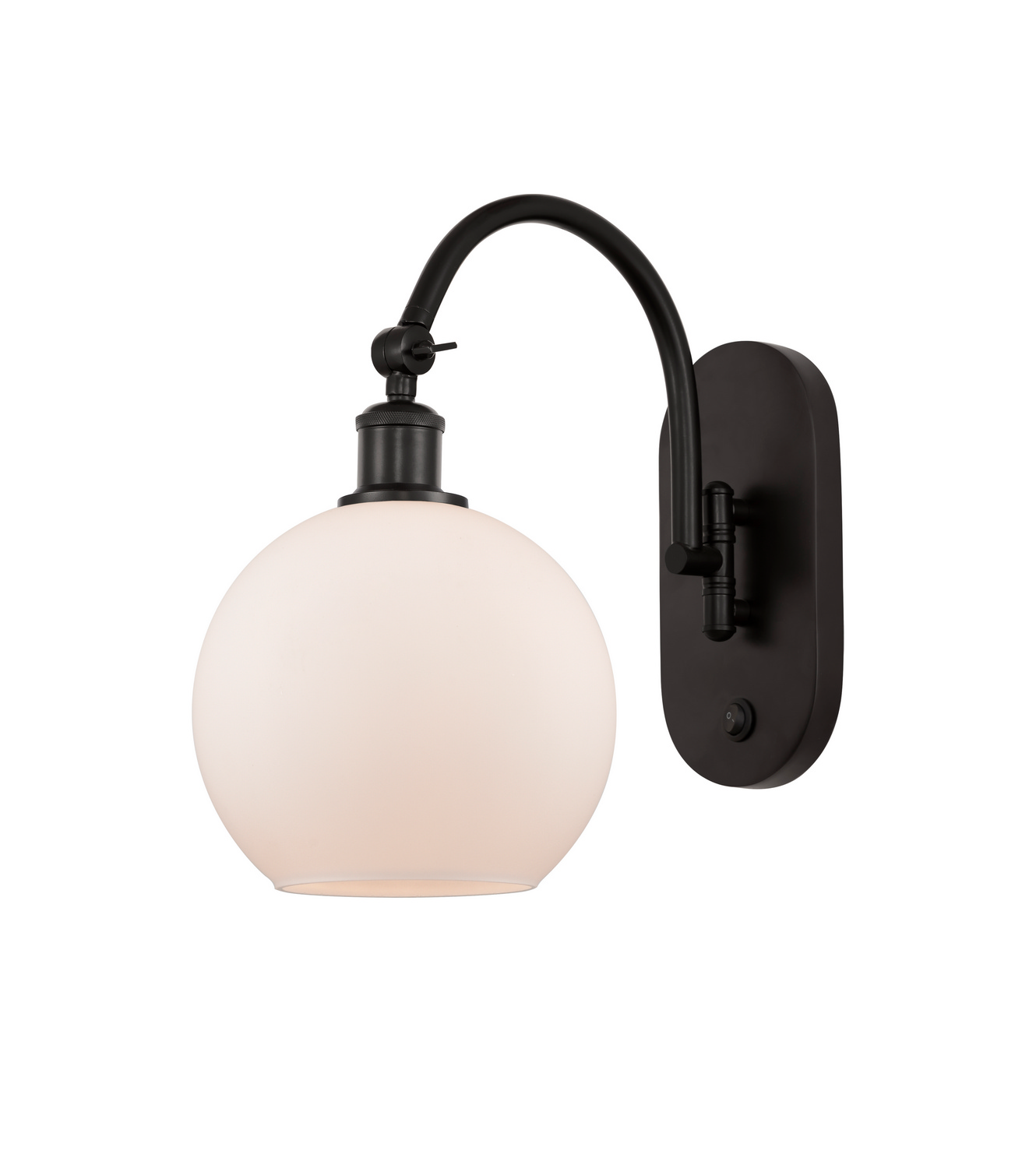 LED Swing Arm by Innovations - Ballston Collection, Oil Rubbed Bronze Finish - 518-1W-OB-G121-8-LED
