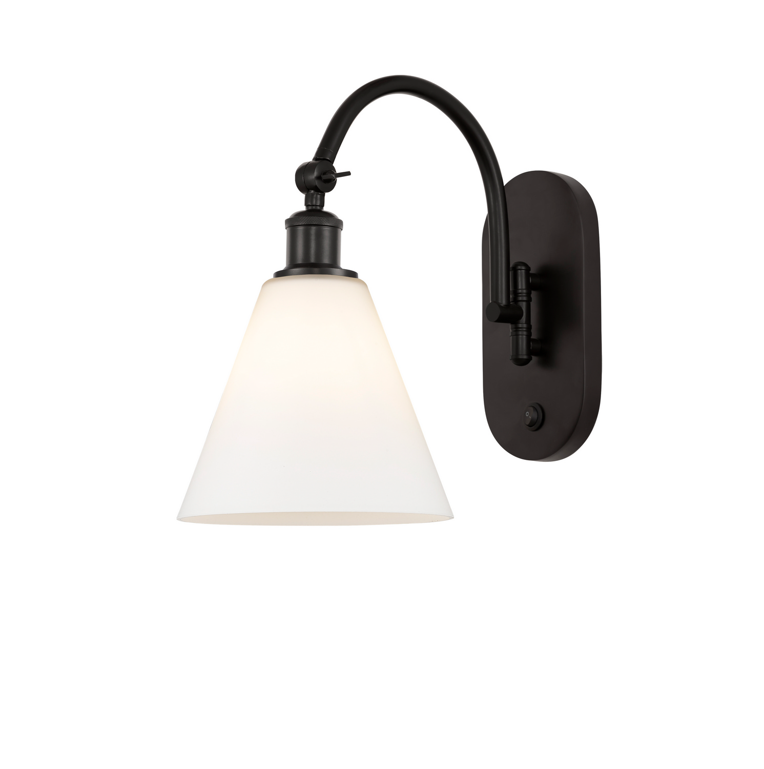 LED Swing Arm by Innovations - Ballston Collection, Oil Rubbed Bronze Finish - 518-1W-OB-GBC-81-LED