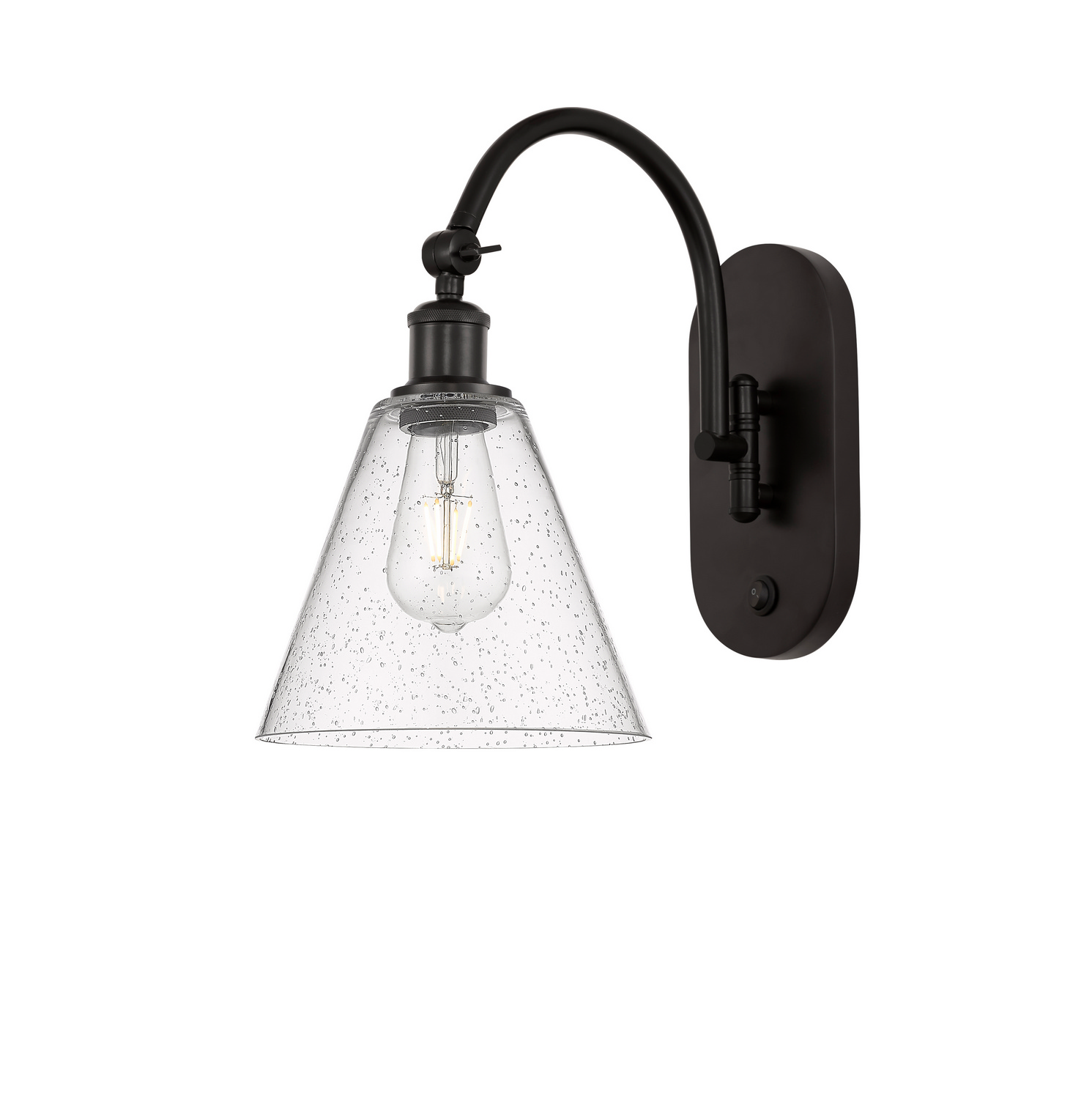 One Light Swing Arm by Innovations - Ballston Collection, Oil Rubbed Bronze Finish - 518-1W-OB-GBC-84