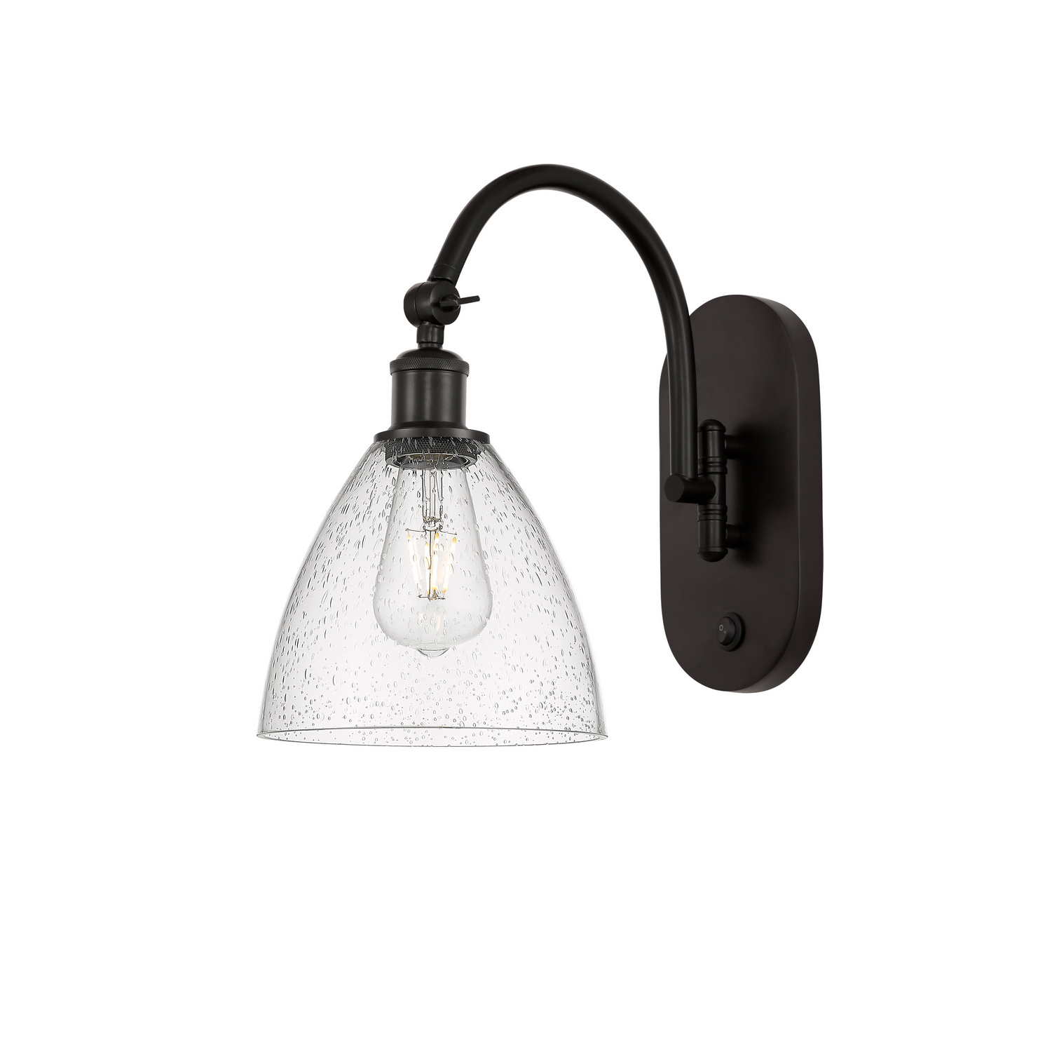 One Light Swing Arm by Innovations - Ballston Collection, Oil Rubbed Bronze Finish - 518-1W-OB-GBD-754