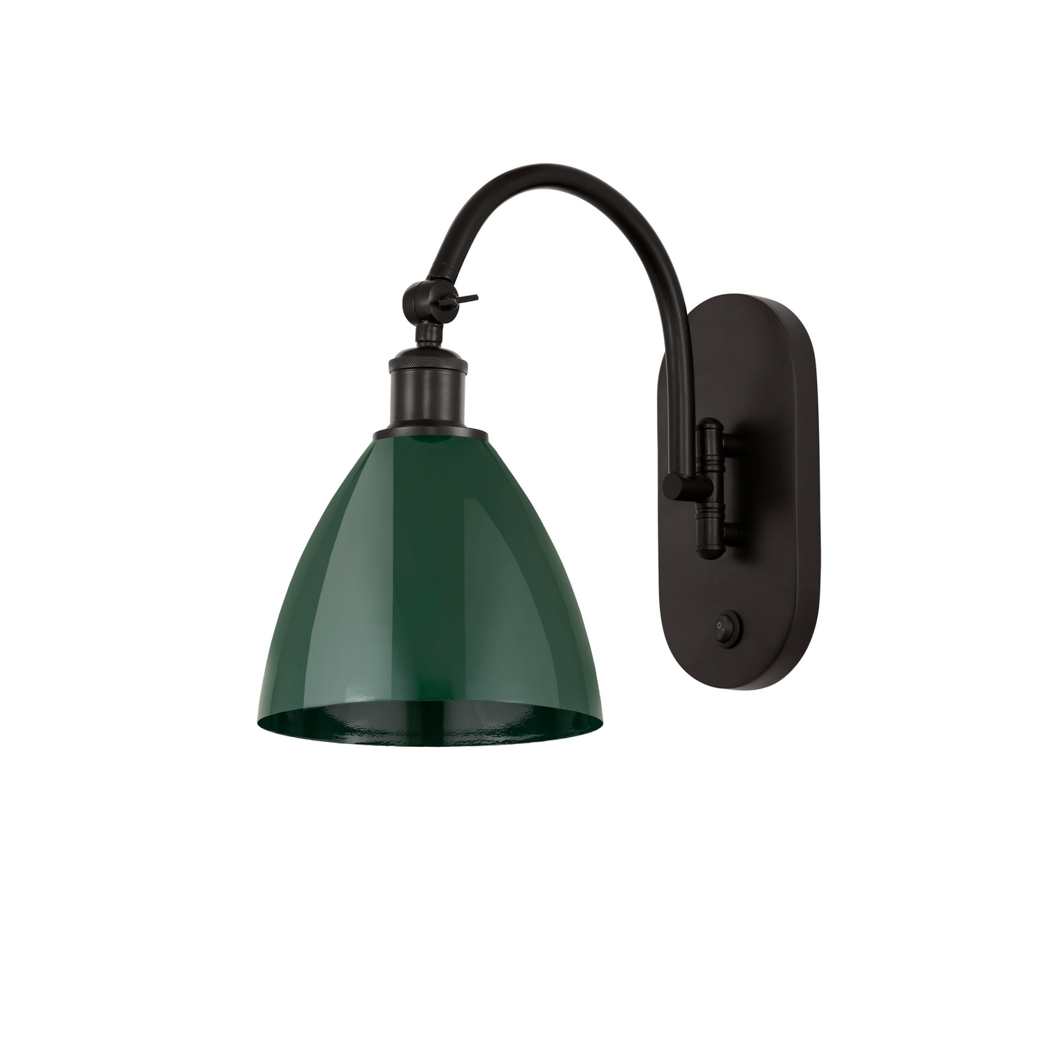 One Light Swing Arm by Innovations - Ballston Collection, Oil Rubbed Bronze Finish - 518-1W-OB-MBD-75-GR