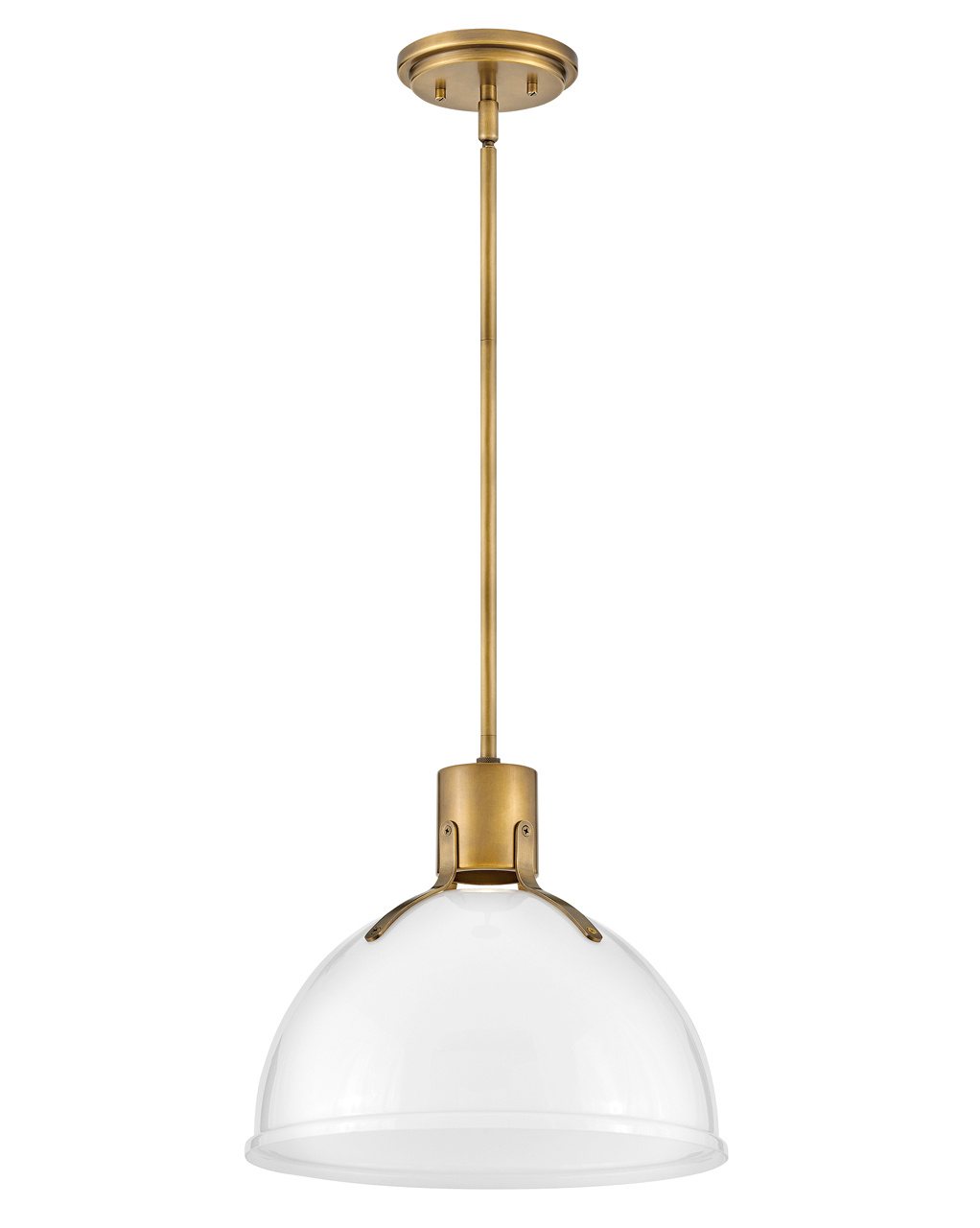Hinkley Argo LED Pendant in Heritage Brass - 3487HB-CO