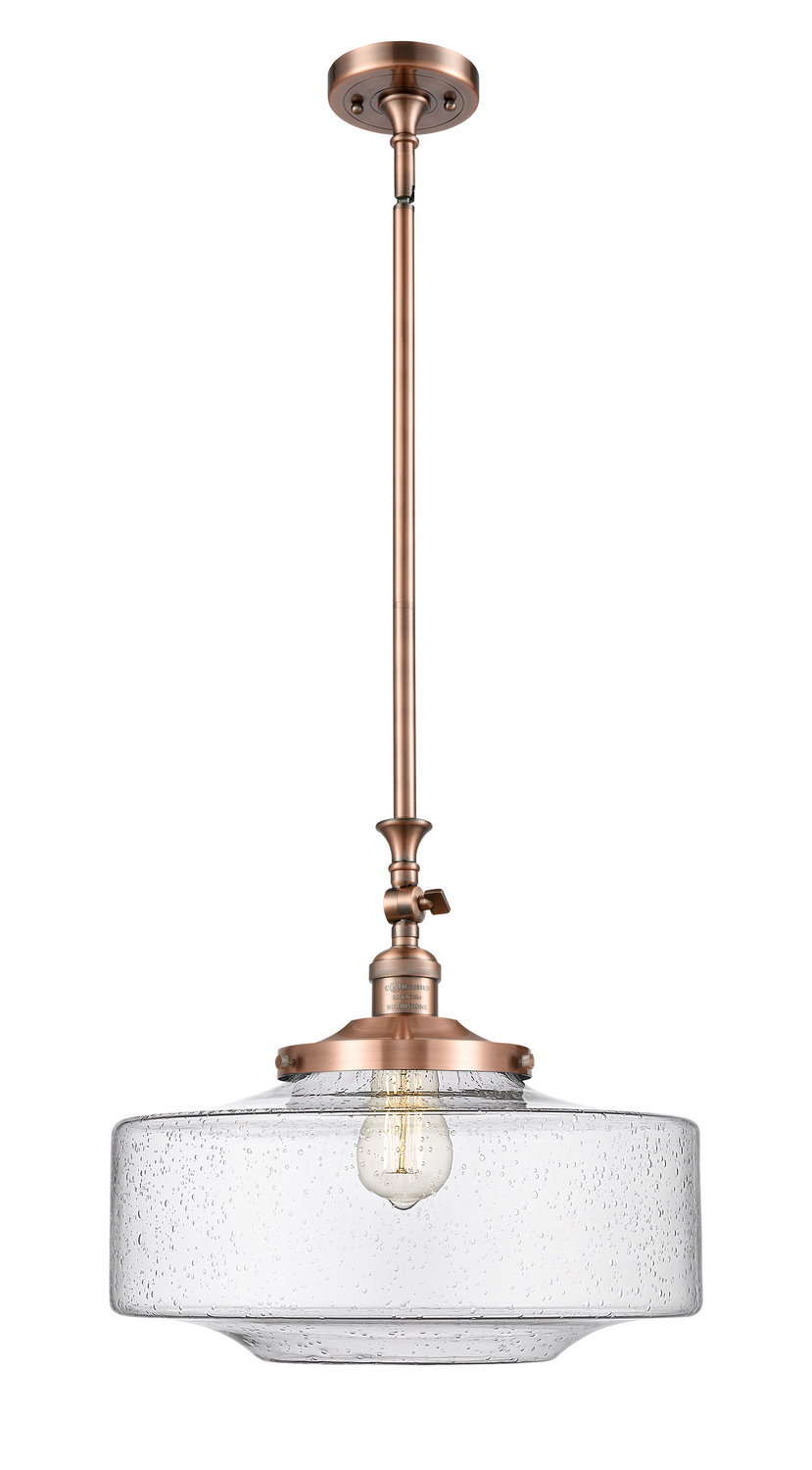 LED Mini Pendant by Innovations - Franklin Restoration Collection, Antique Copper Finish - 206-AC-G694-16-LED