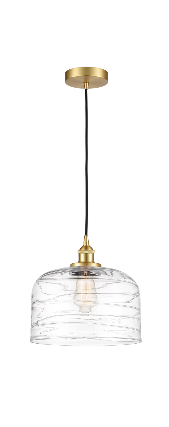 LED Mini Pendant by Innovations - Edison Collection, Satin Gold Finish - 616-1PH-SG-G713-L-LED