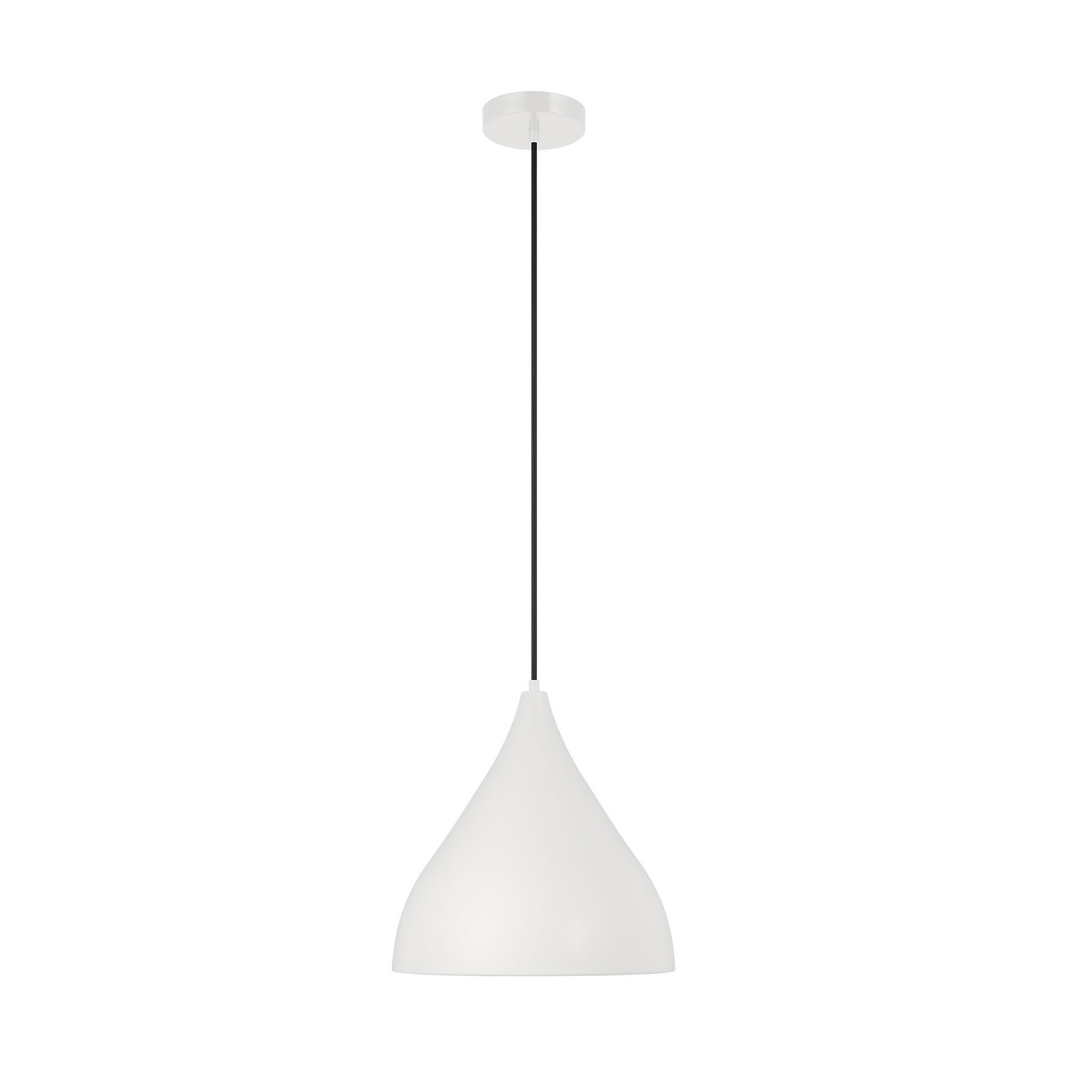Visual Comfort Studio Oden One Light Pendant in Matte White - 6645301-115