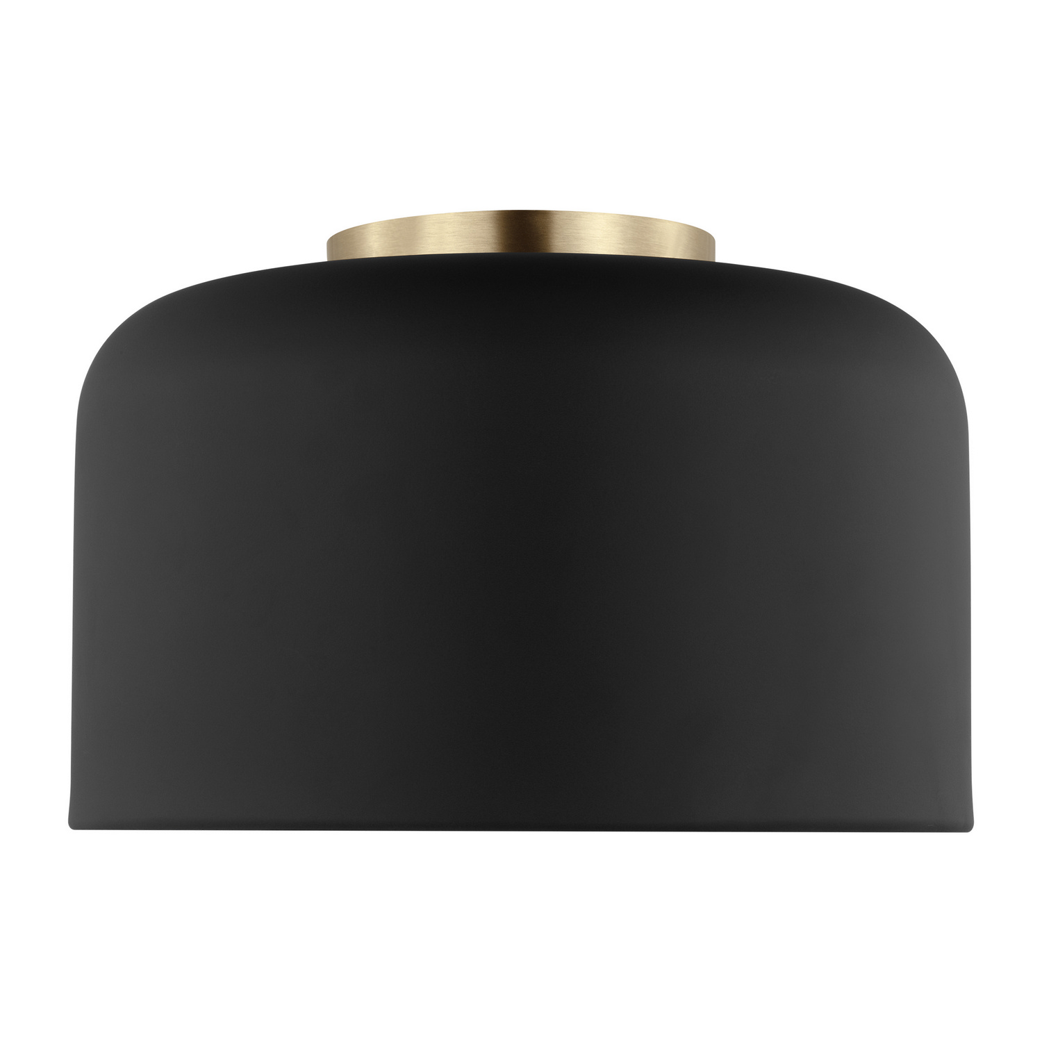Visual Comfort Studio Malone LED Flush Mount in Midnight Black - 7505401EN3-112