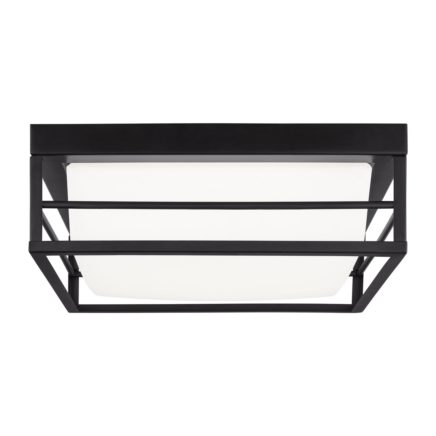 Visual Comfort Studio Dearborn LED Flush Mount in Midnight Black - 7629693S-112
