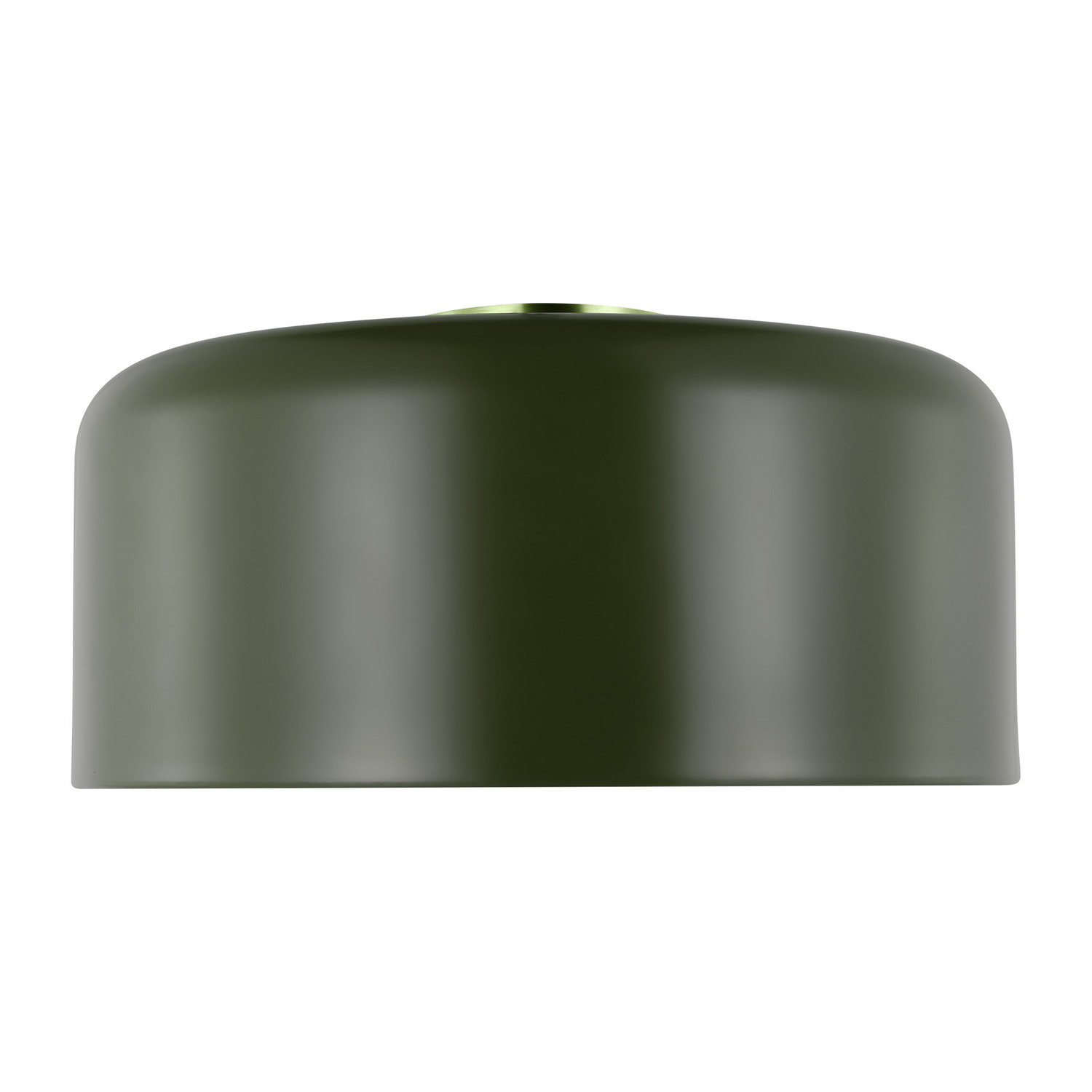 Visual Comfort Studio Malone One Light Flush Mount in Olive - 7705401-145