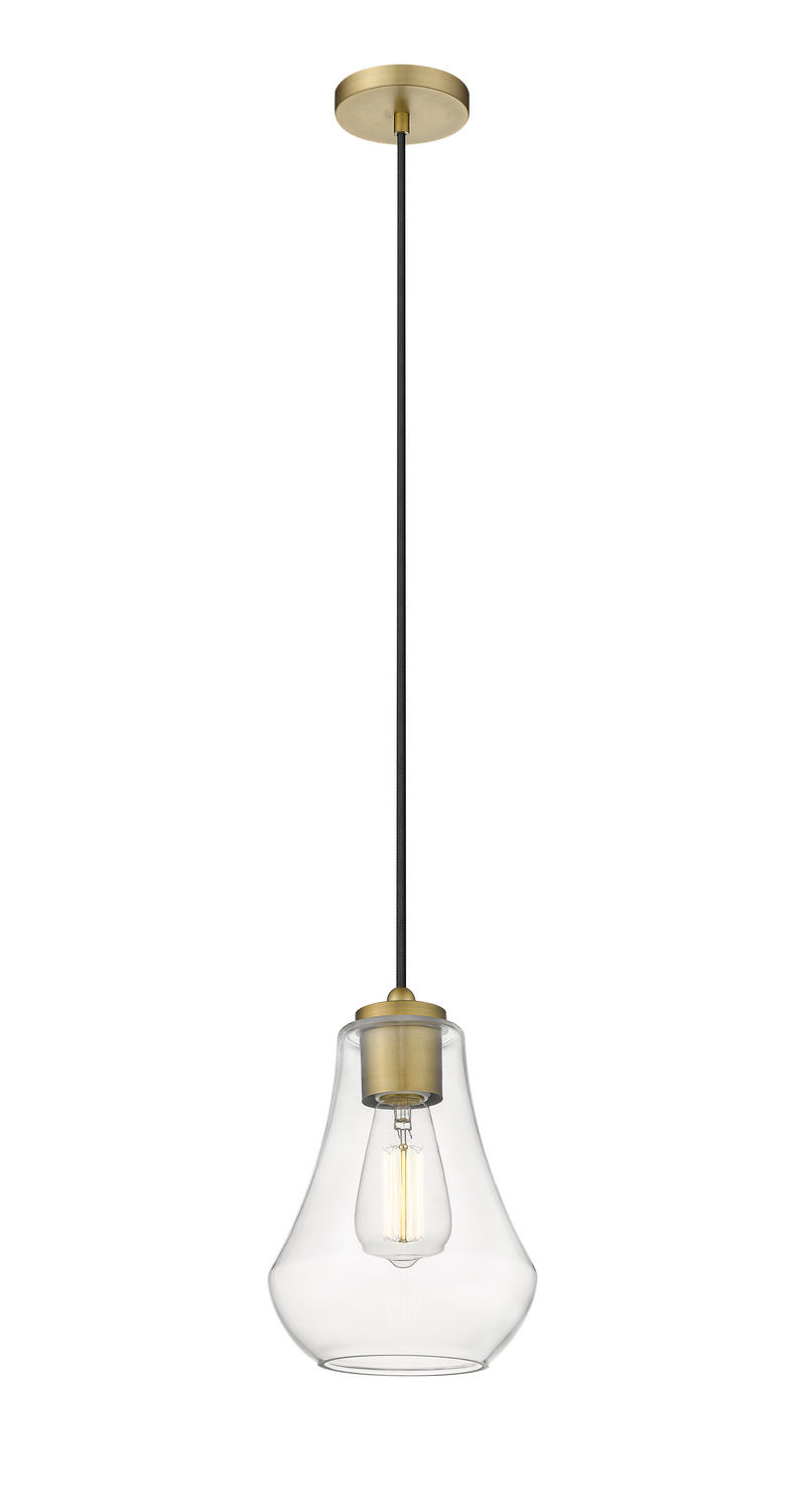 LED Mini Pendant by Innovations - Auralume Collection, Matte Black Finish - 490-1P-BK-G572-7-LED