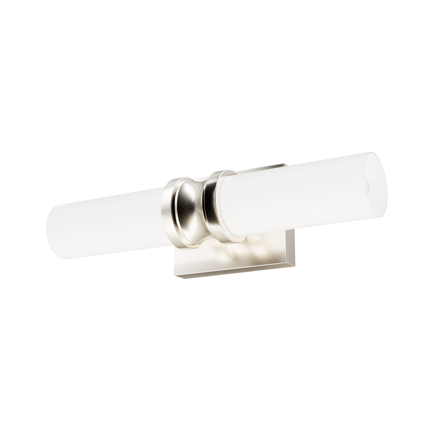 Hunter Lenlock 2-Light Bathroom Vanity Light In Brushed Nickel-image