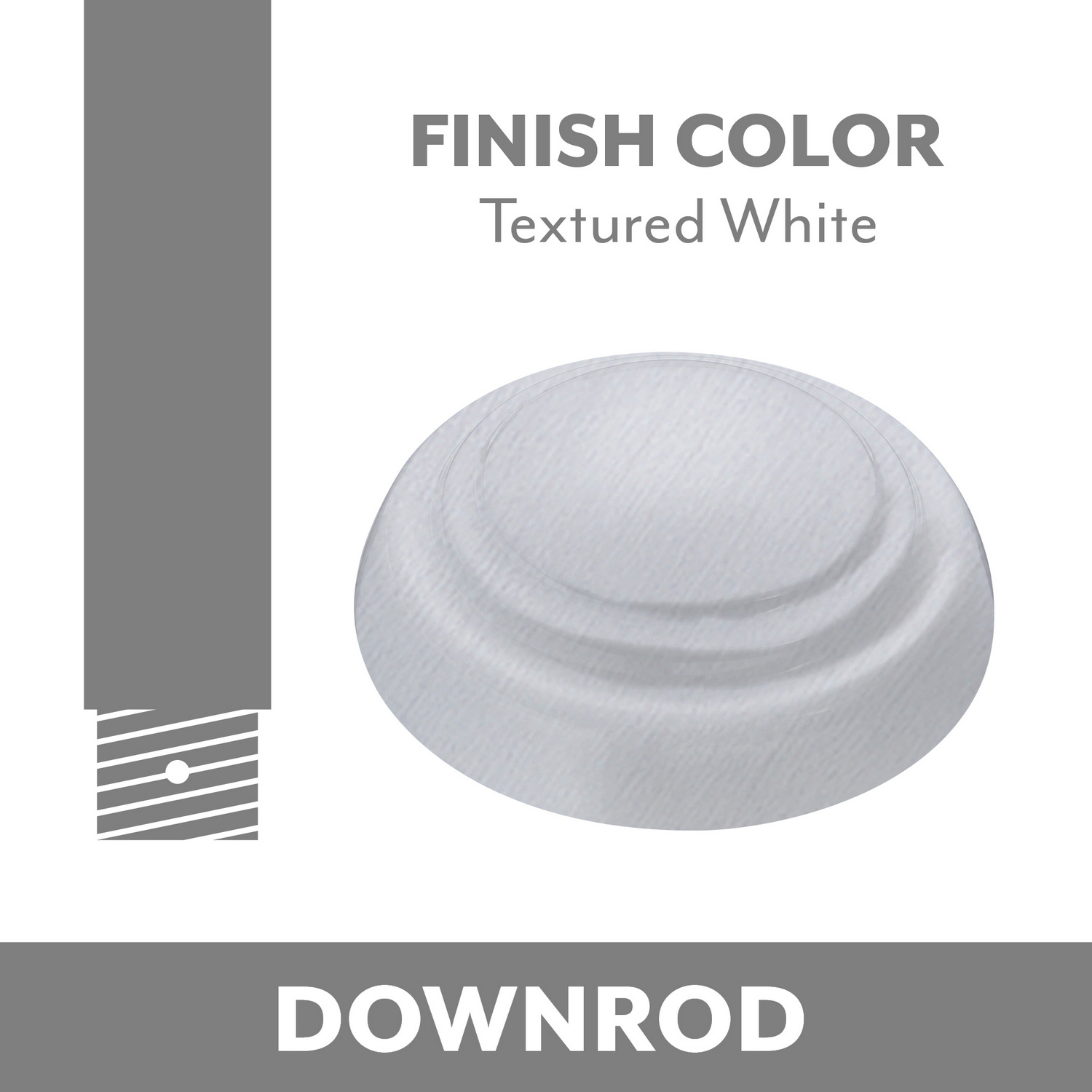 Ceiling Fan Downrod by Minka Aire - Downrods Collection, Tw Finish - DR518-TW