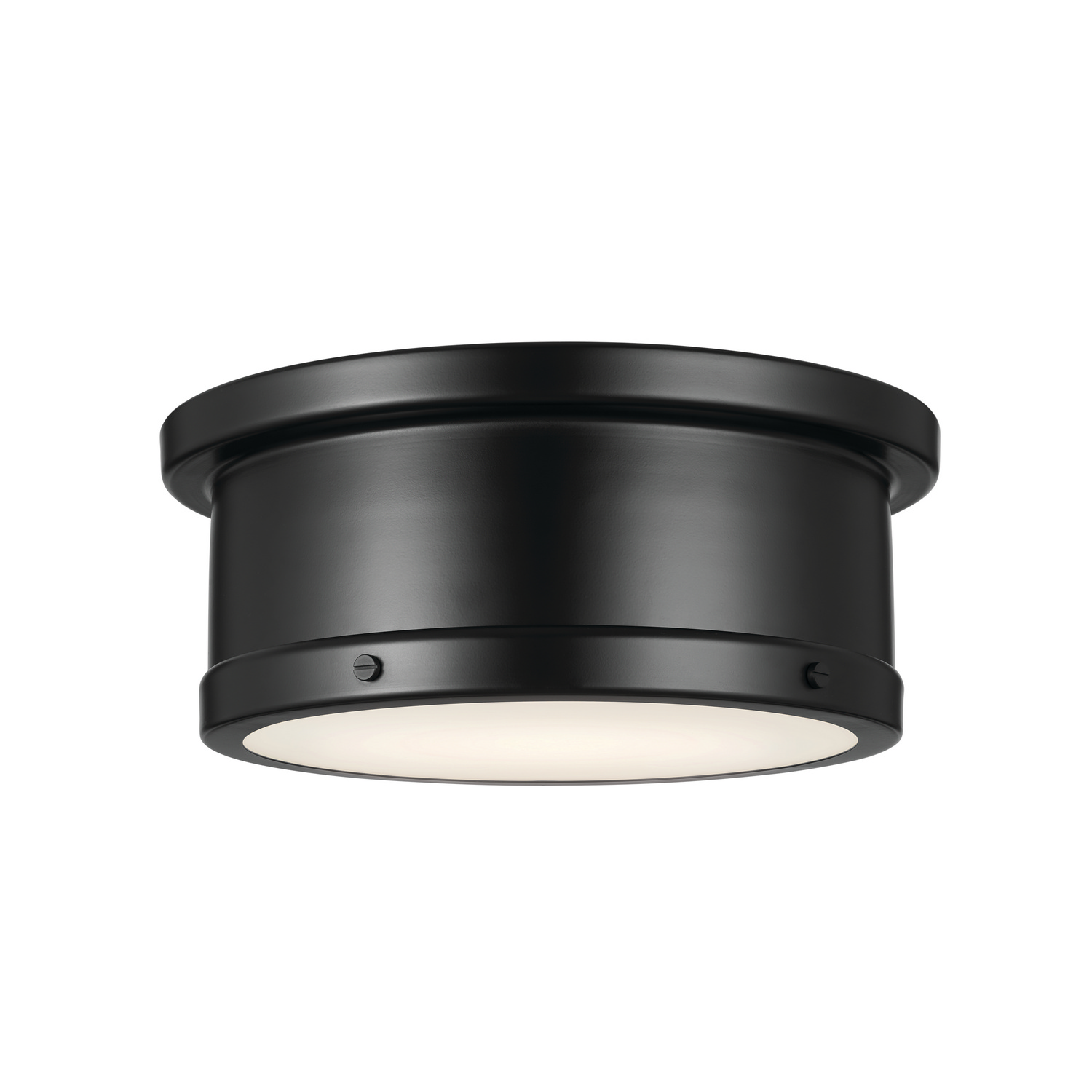 Kichler Serca Two Light Flush Mount in Black - 52540BK