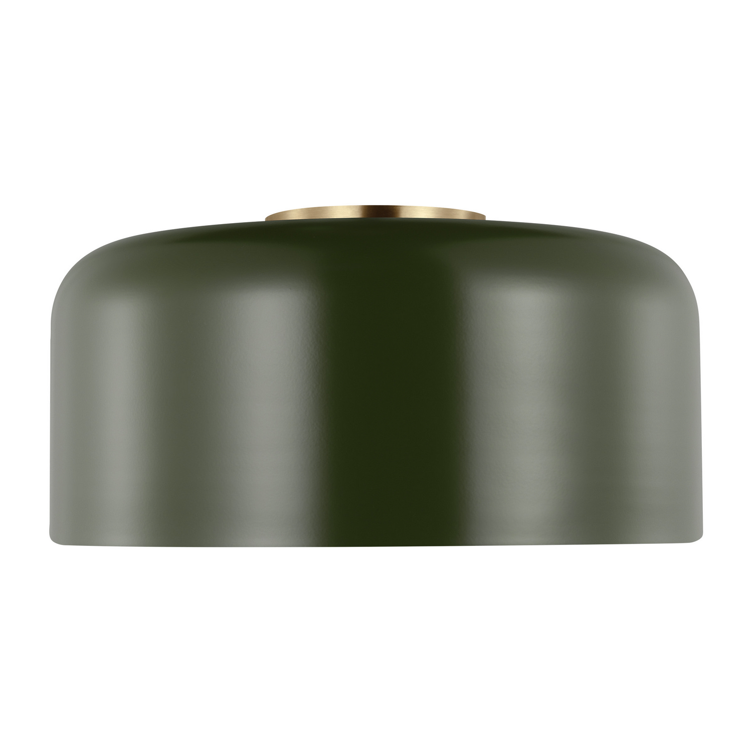 Visual Comfort Studio Malone LED Flush Mount in Olive - 7605401EN3-145