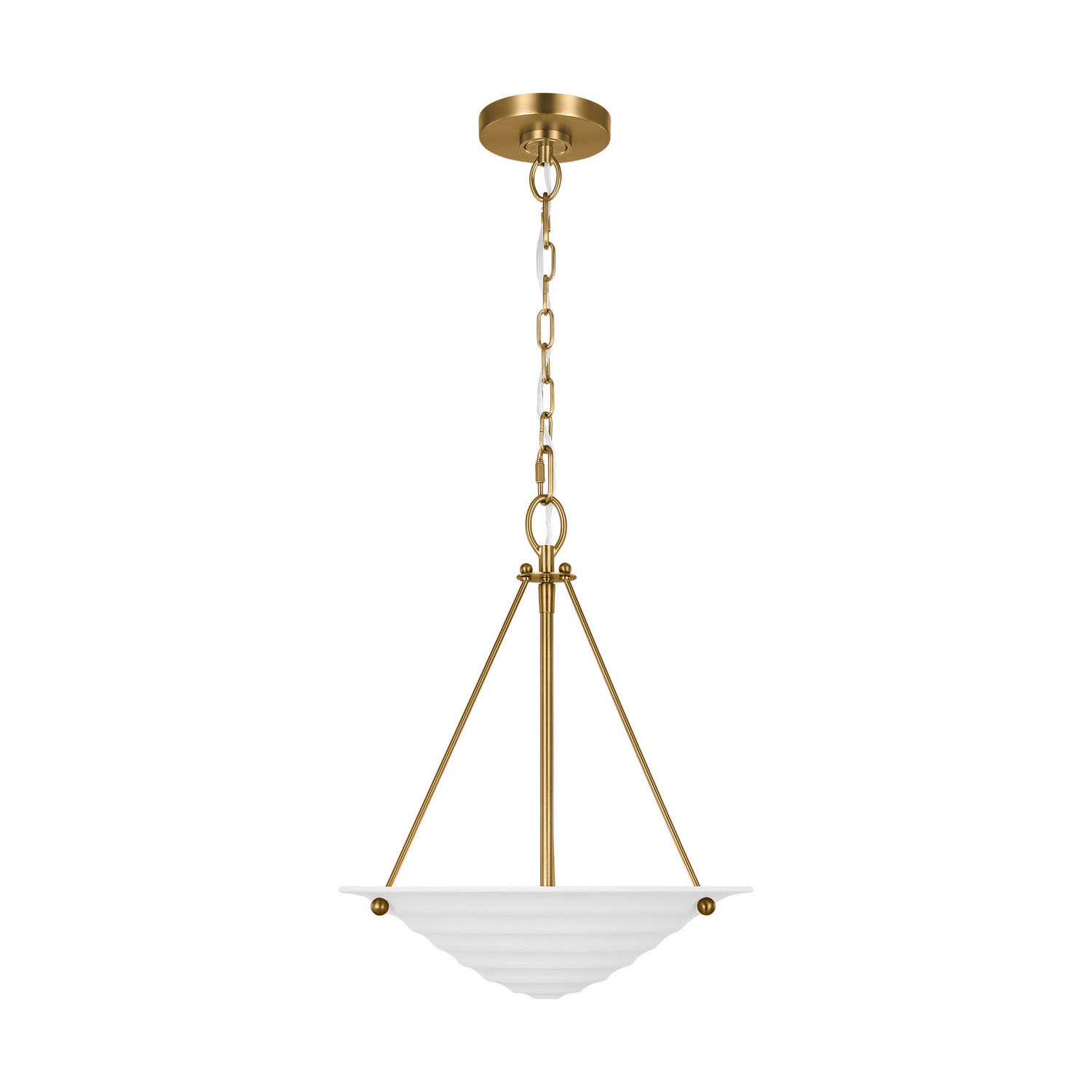 Visual Comfort Studio Dosinia Two Light Pendant in Textured White - AP1202TXW