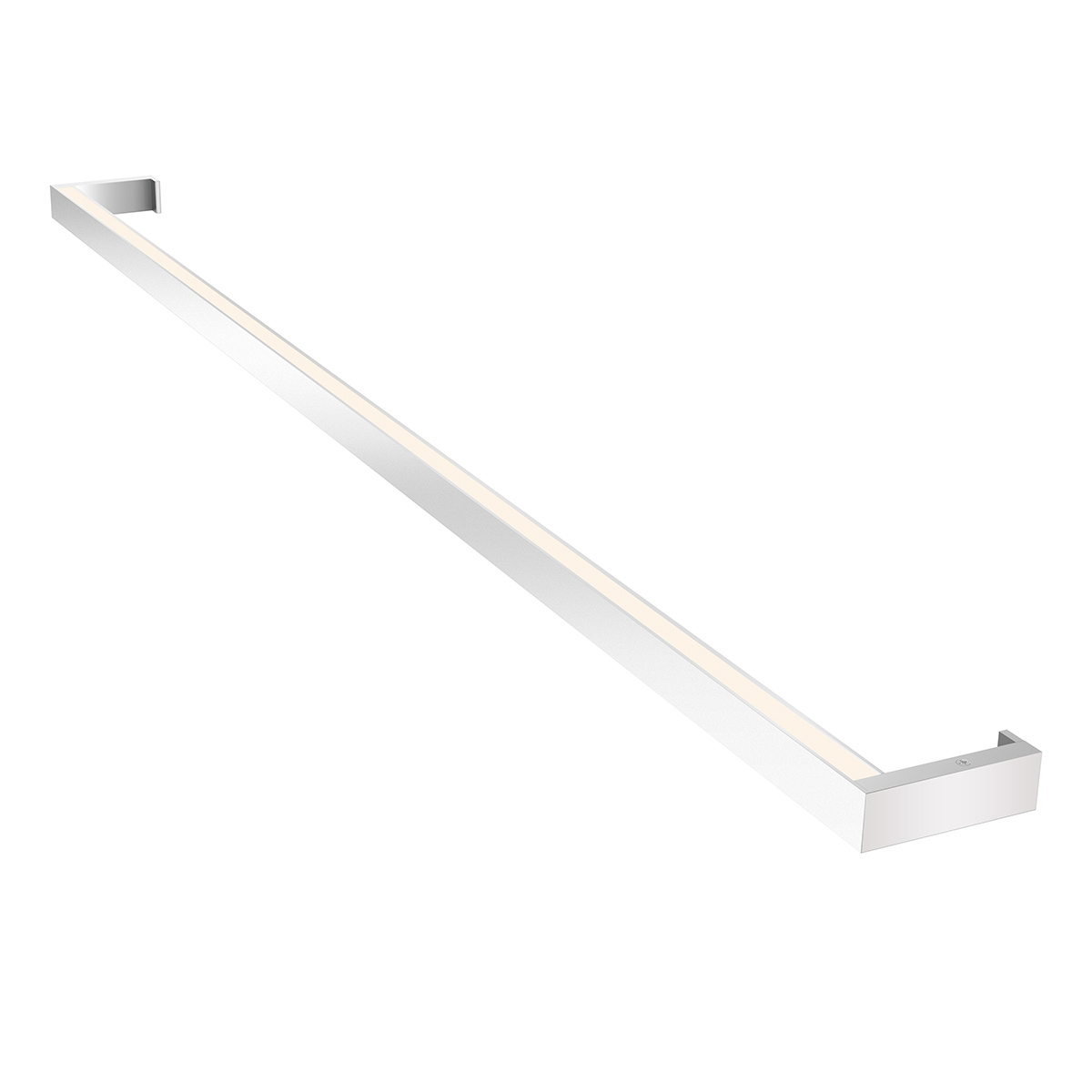 Sonneman 2810.16-4-35 Thin-Line LED 48 inch Bright Satin Aluminum ADA Wall Light in 4ft., 3500K