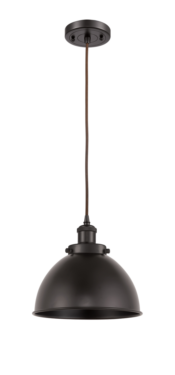 LED Mini Pendant by Innovations - Ballston Urban Collection, Oil Rubbed Bronze Finish - 916-1P-OB-MFD-10-OB-LED