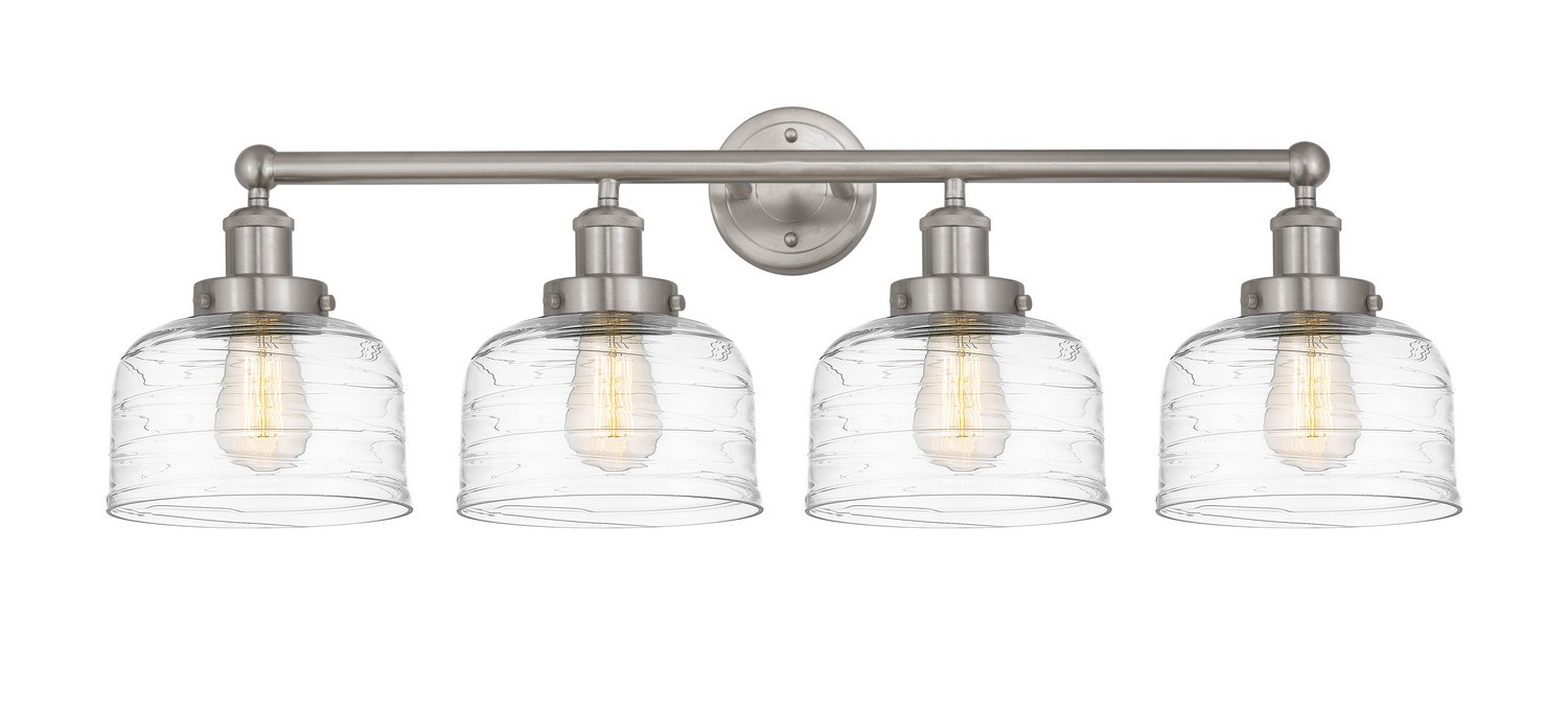 Four Light Bath Vanity by Innovations - Edison Collection, Brushed Satin Nickel Finish - 616-4W-SN-G713