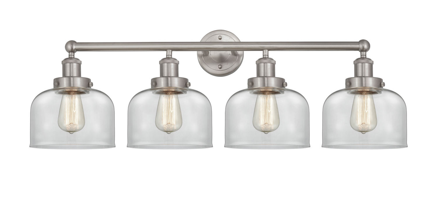 Four Light Bath Vanity by Innovations - Edison Collection, Brushed Satin Nickel Finish - 616-4W-SN-G72