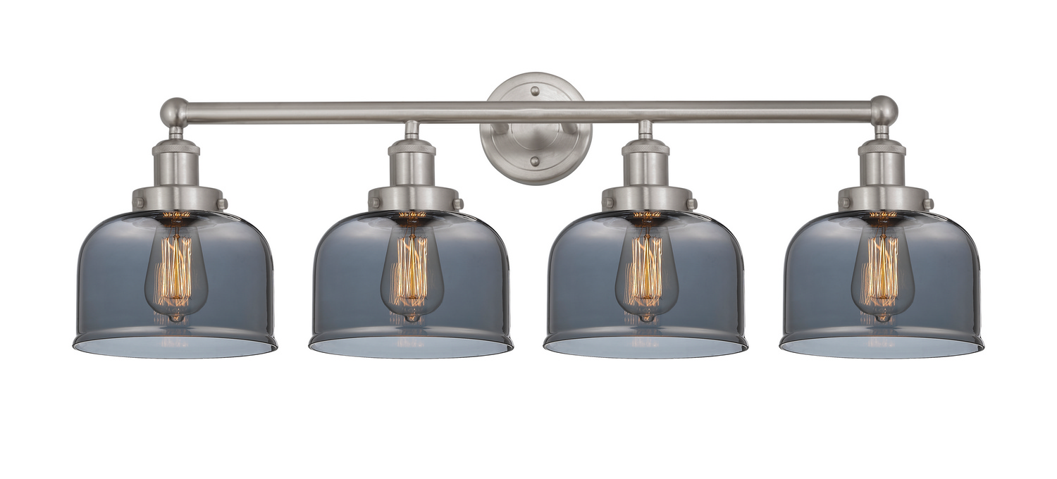Four Light Bath Vanity by Innovations - Edison Collection, Brushed Satin Nickel Finish - 616-4W-SN-G73