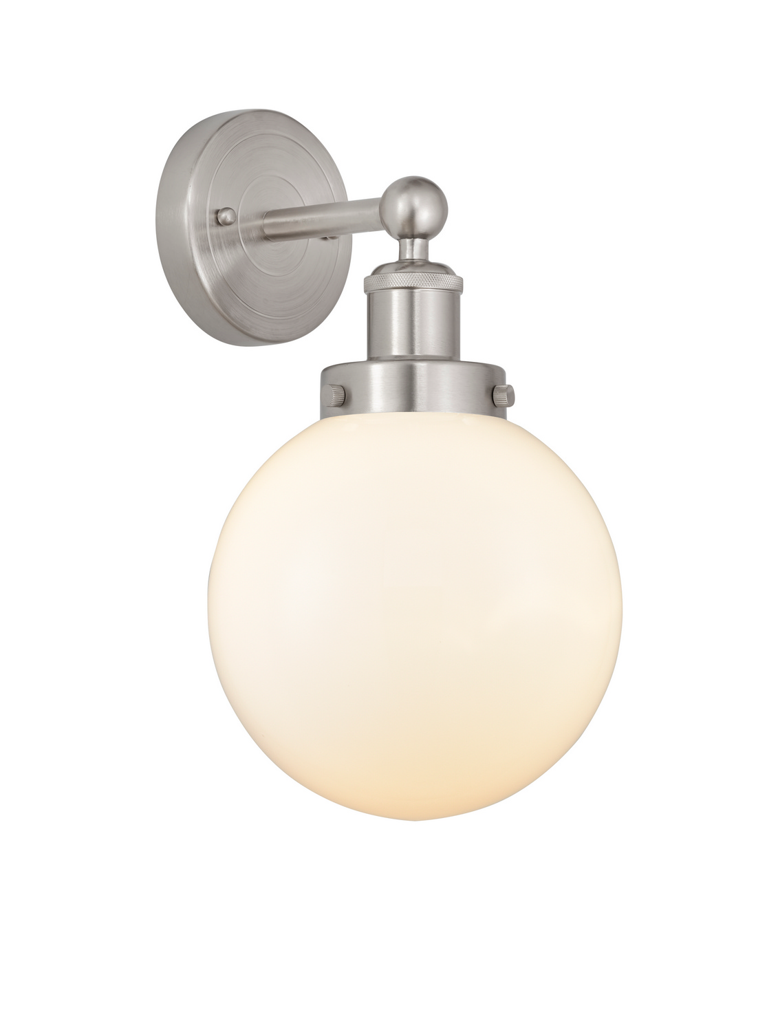 One Light Wall Sconce by Innovations - Edison Collection, Brushed Satin Nickel Finish - 616-1W-SN-G201-8