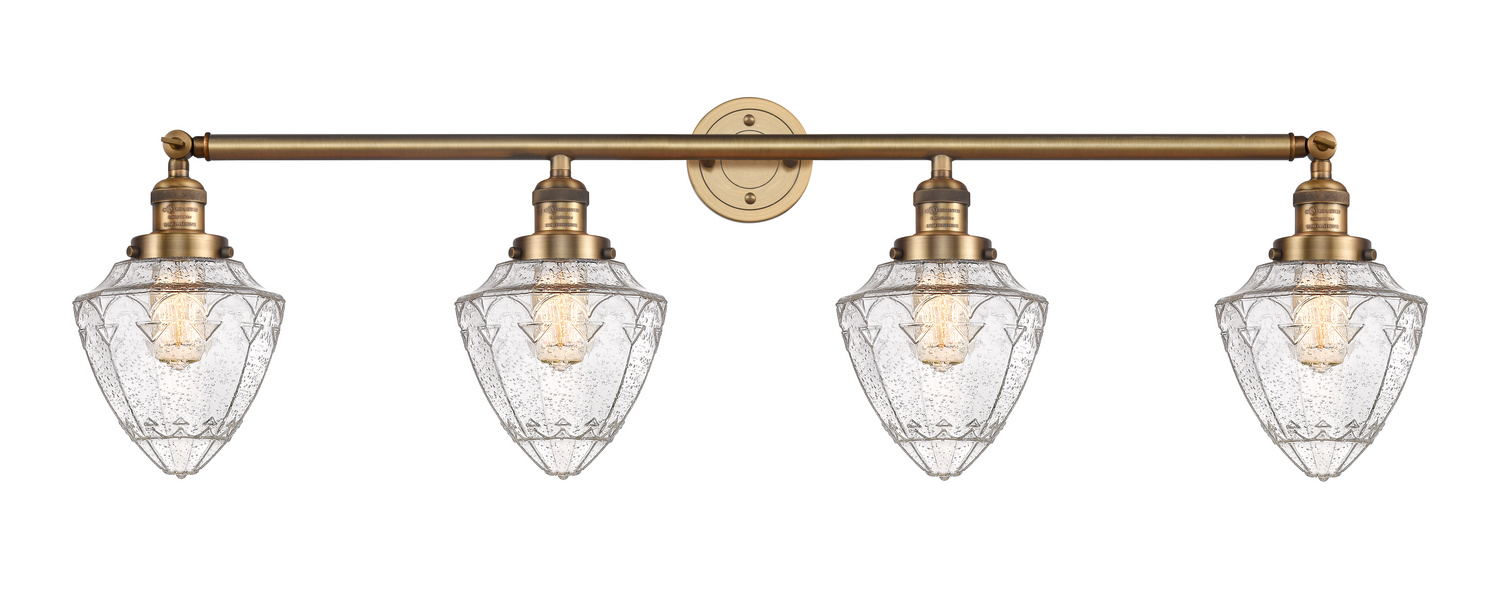 LED Bath Vanity by Innovations - Franklin Restoration Collection, Brushed Brass Finish - 215-BB-G664-7-LED