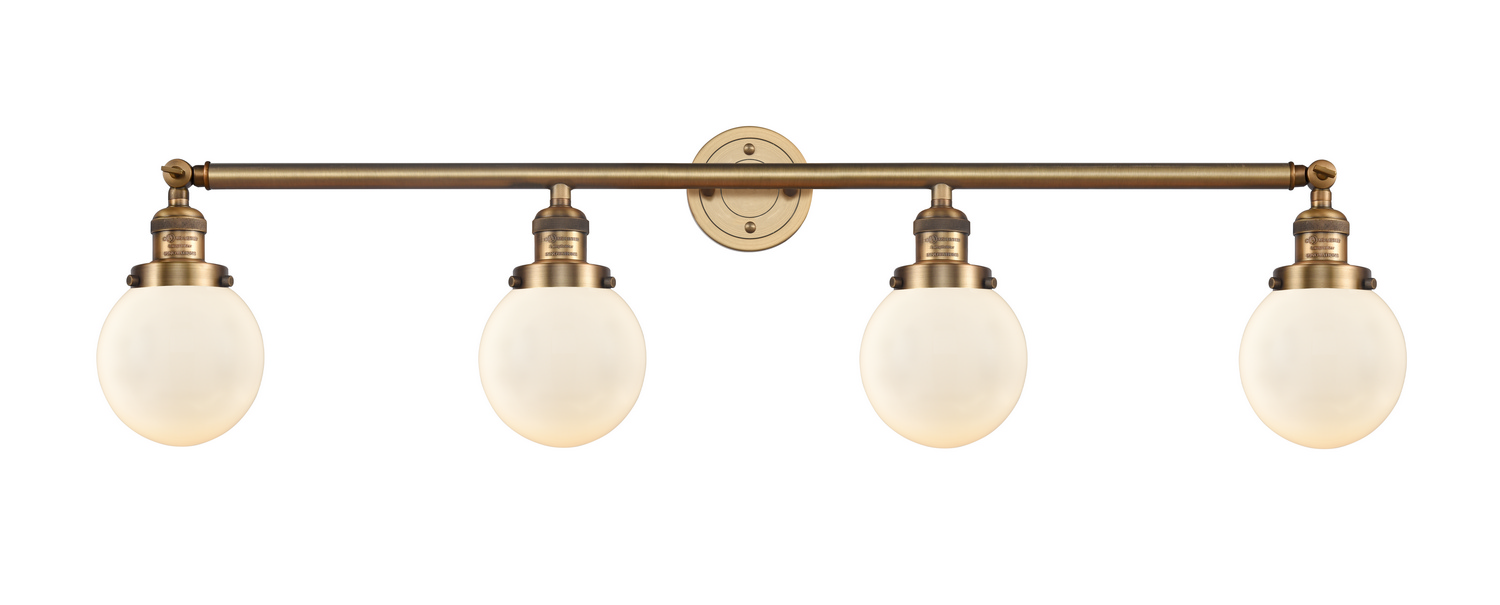 LED Bath Vanity by Innovations - Franklin Restoration Collection, Brushed Brass Finish - 215-BB-G201-6-LED