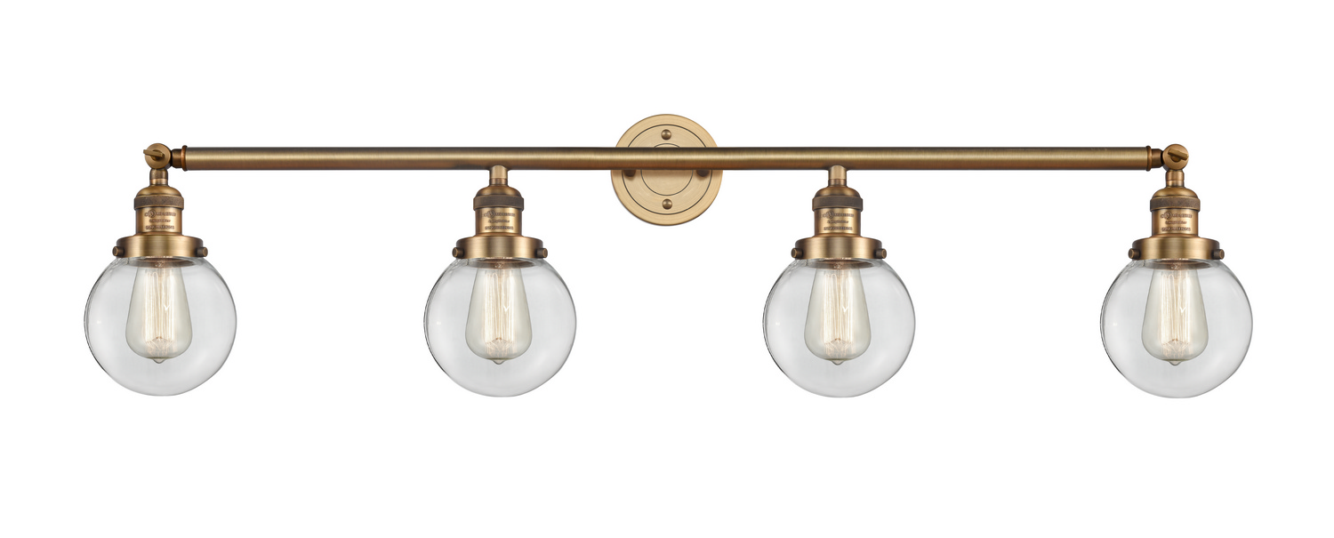 LED Bath Vanity by Innovations - Franklin Restoration Collection, Brushed Brass Finish - 215-BB-G202-6-LED