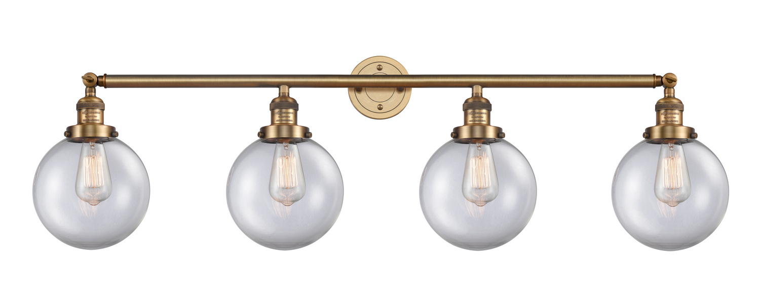 LED Bath Vanity by Innovations - Franklin Restoration Collection, Brushed Brass Finish - 215-BB-G202-8-LED