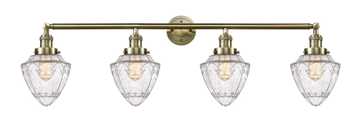 LED Bath Vanity by Innovations - Franklin Restoration Collection, Antique Brass Finish - 215-AB-G664-7-LED