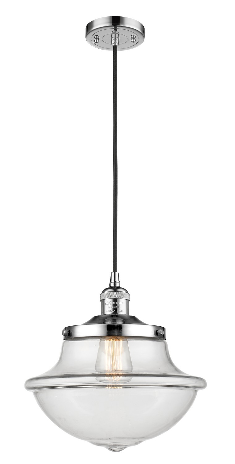 LED Mini Pendant by Innovations - Franklin Restoration Collection, Polished Chrome Finish - 201C-PC-G542-LED