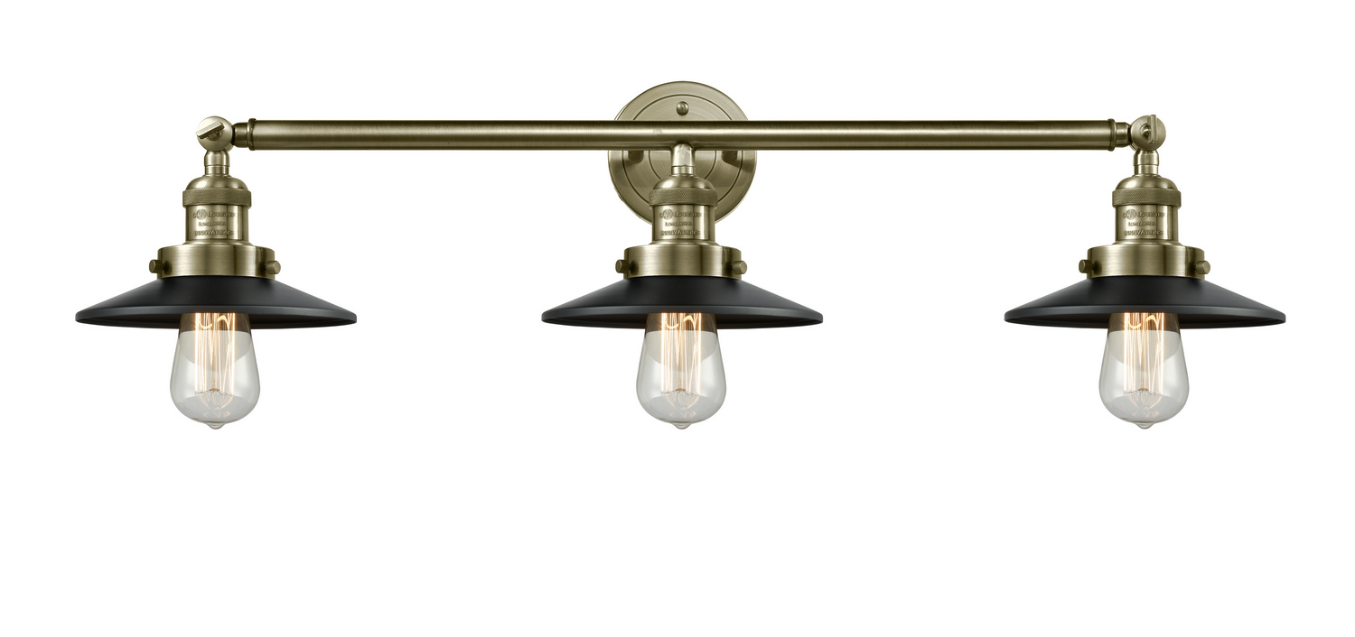 LED Bath Vanity by Innovations - Franklin Restoration Collection, Antique Brass Finish - 205-AB-M6-LED
