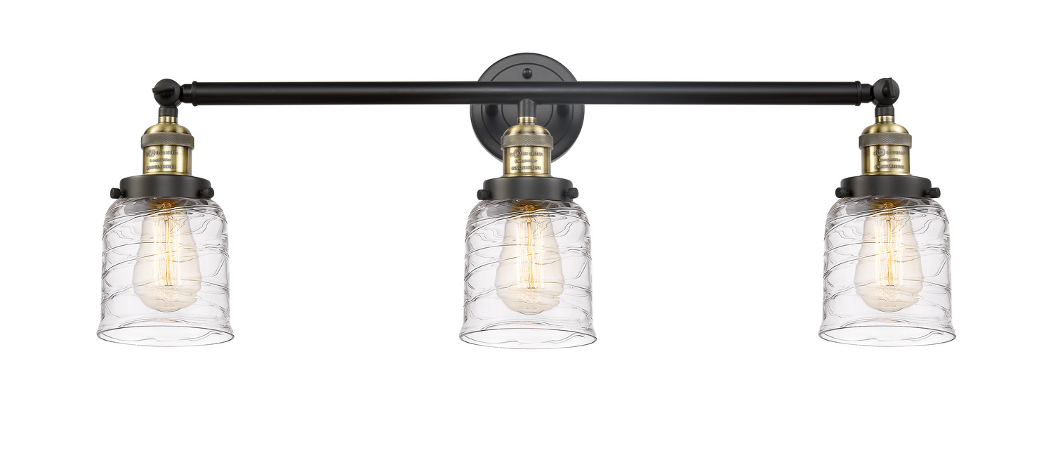 LED Bath Vanity by Innovations - Franklin Restoration Collection, Black Antique Brass Finish - 205-BAB-G513-LED