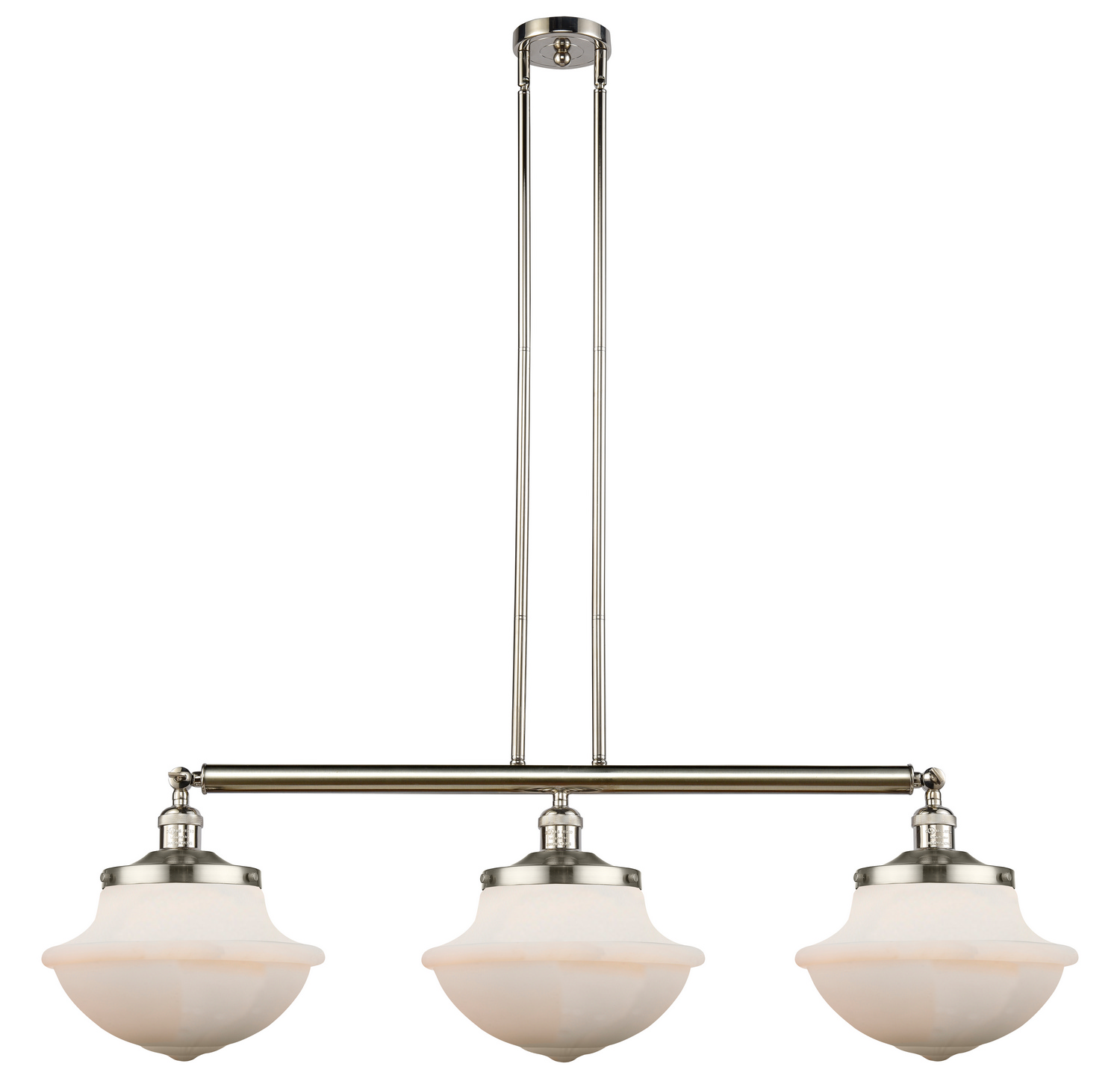 LED Island Pendant by Innovations - Franklin Restoration Collection, Polished Nickel Finish - 213-PN-G541-LED