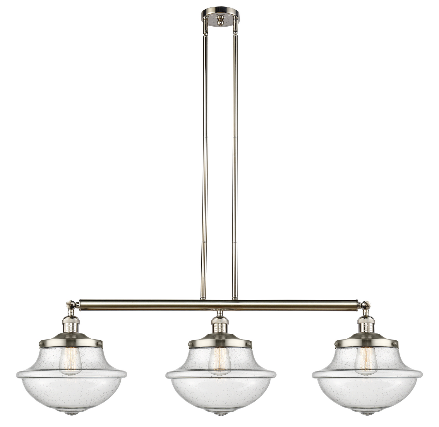 LED Island Pendant by Innovations - Franklin Restoration Collection, Polished Nickel Finish - 213-PN-G544-LED
