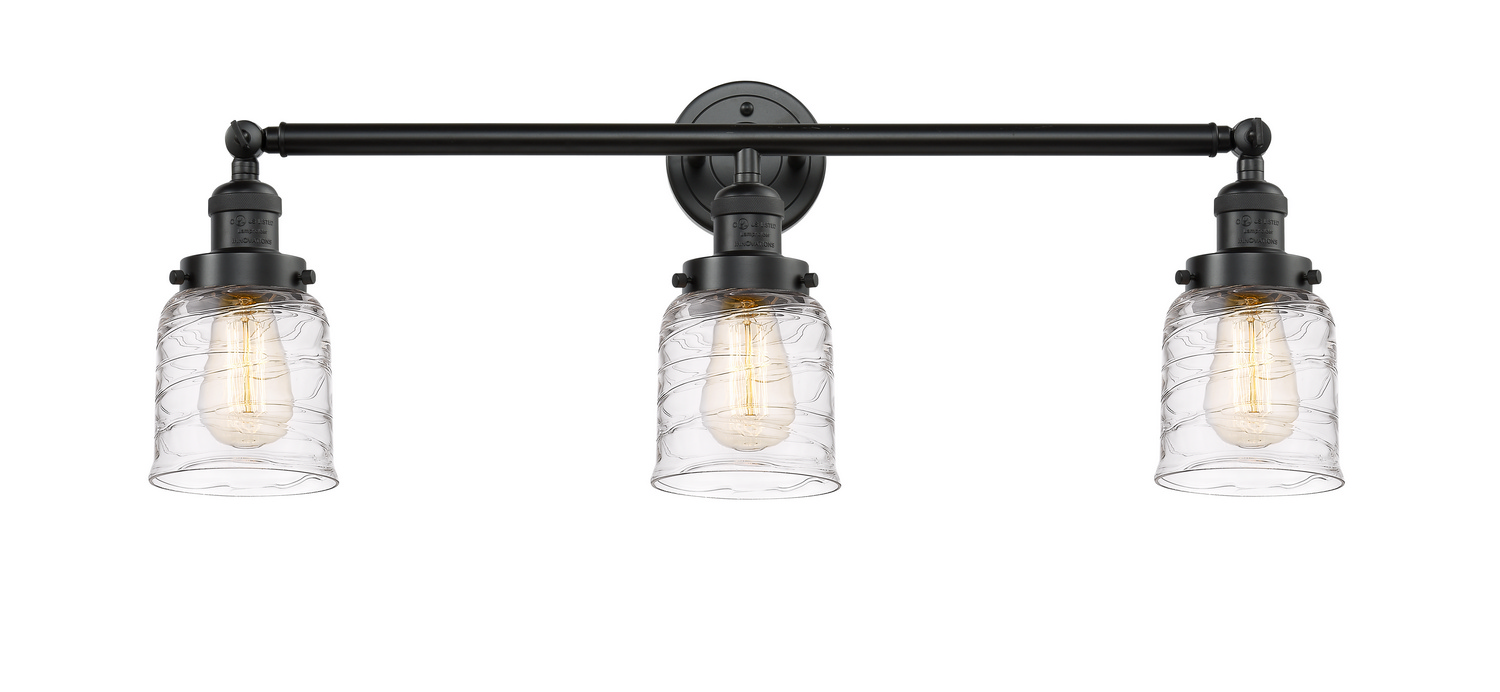 Three Light Bath Vanity by Innovations - Franklin Restoration Collection, Oil Rubbed Bronze Finish - 205-OB-G513