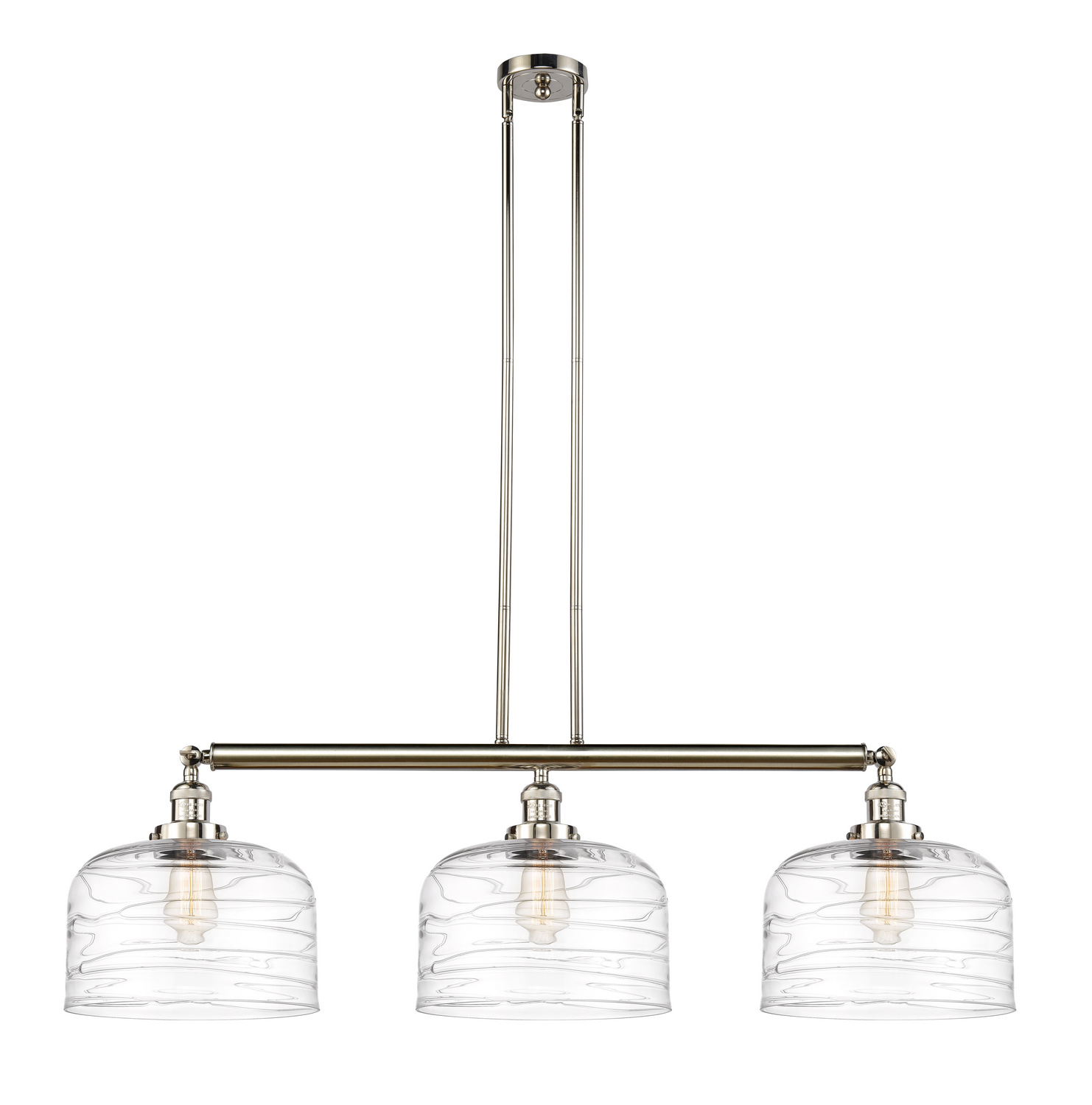 LED Island Pendant by Innovations - Franklin Restoration Collection, Polished Nickel Finish - 213-PN-G713-L-LED